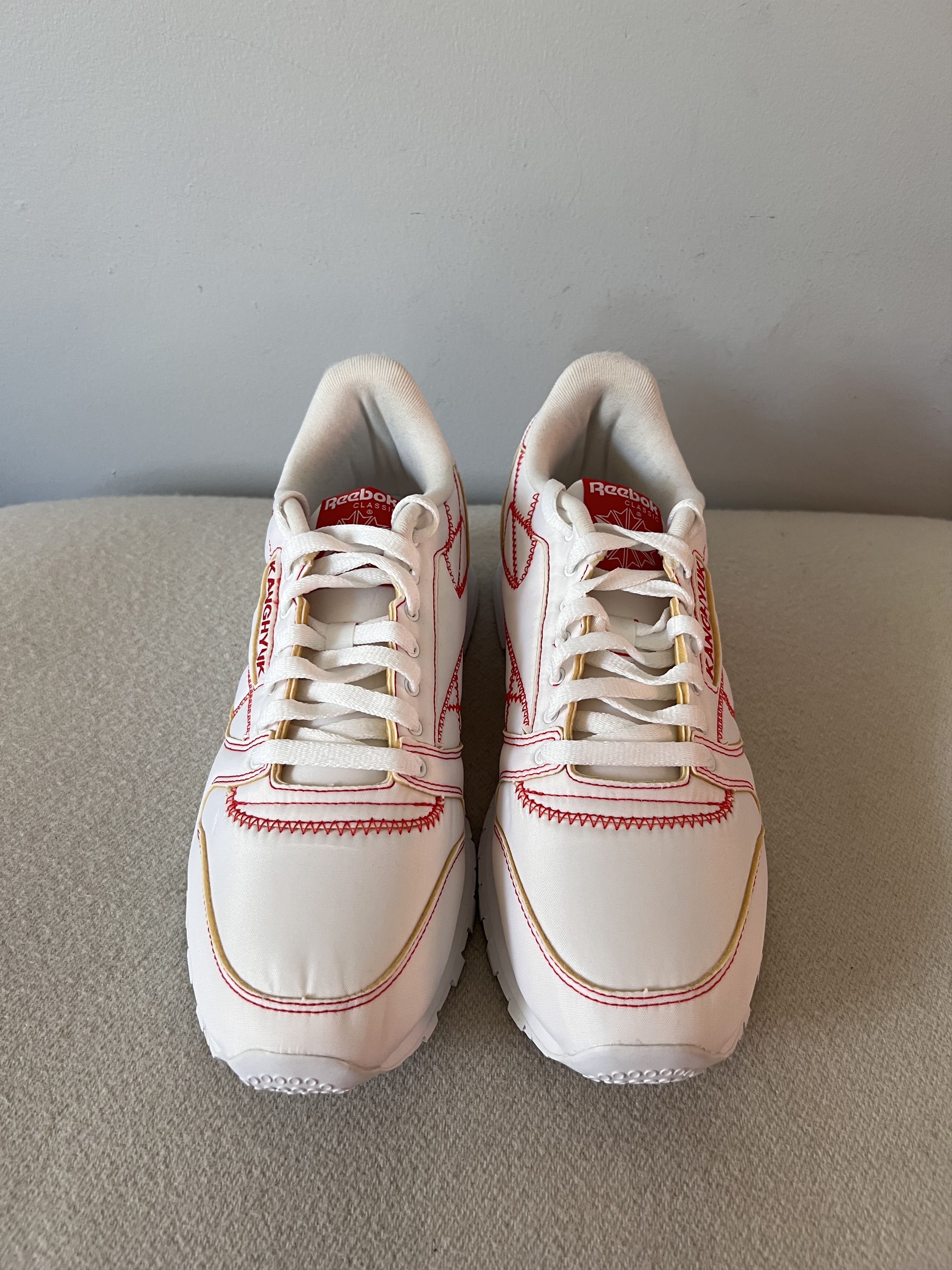 KANGHYUK × Reebok Kanghyuk Reebok Classic Leather K in White Nylon Size US 10 / EU 43 - 4 Thumbnail