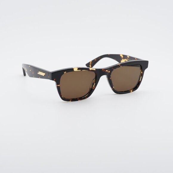 Bottega Veneta Bottega Veneta BV1120S 002 Sunglasses Havana Square Frame Size ONE SIZE - 8 Thumbnail
