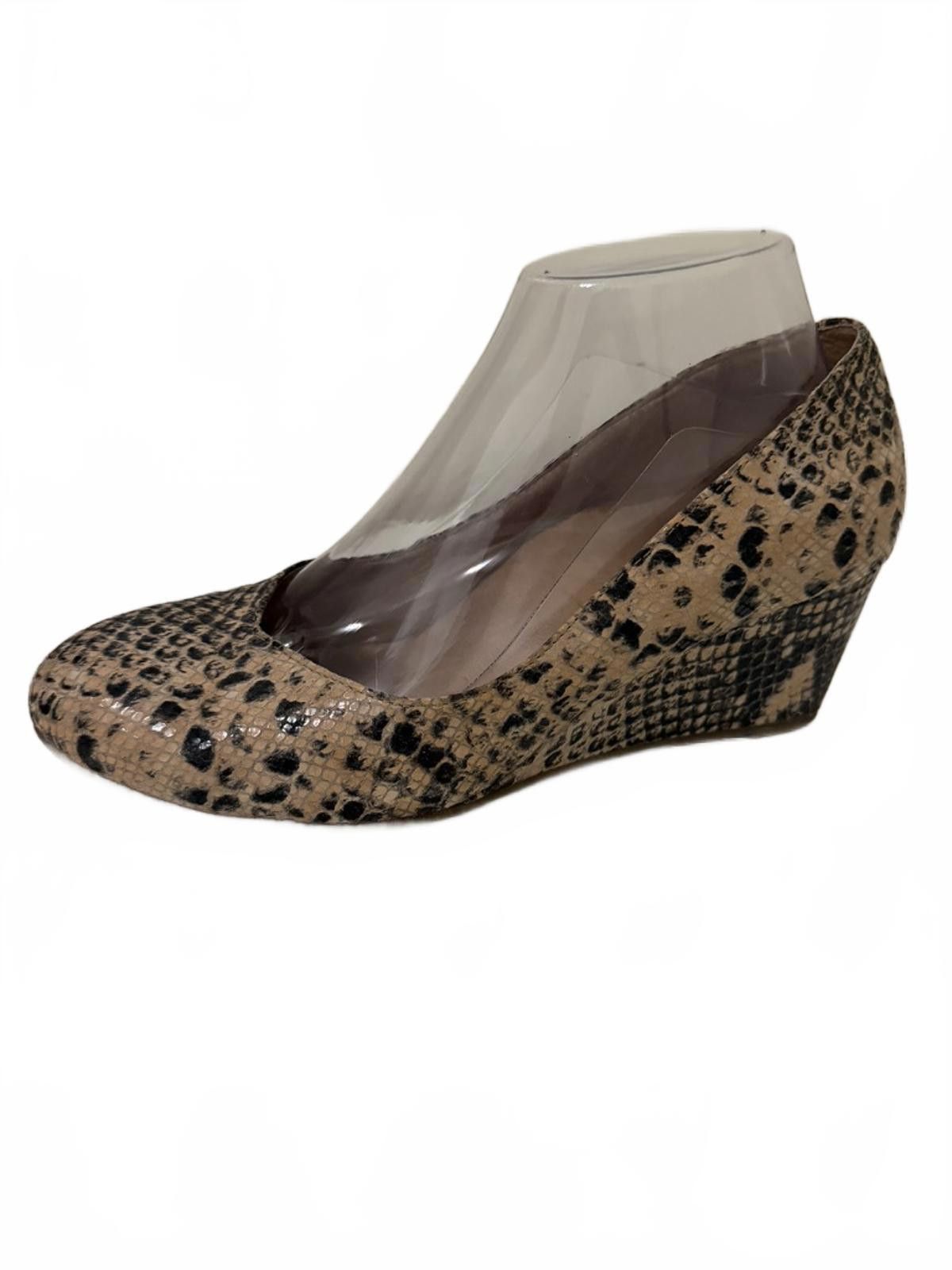 Unknown London VIONIC Orthoheel Snake Print Wedge Shoes Size US 8 / IT 38 - 1 Thumbnail