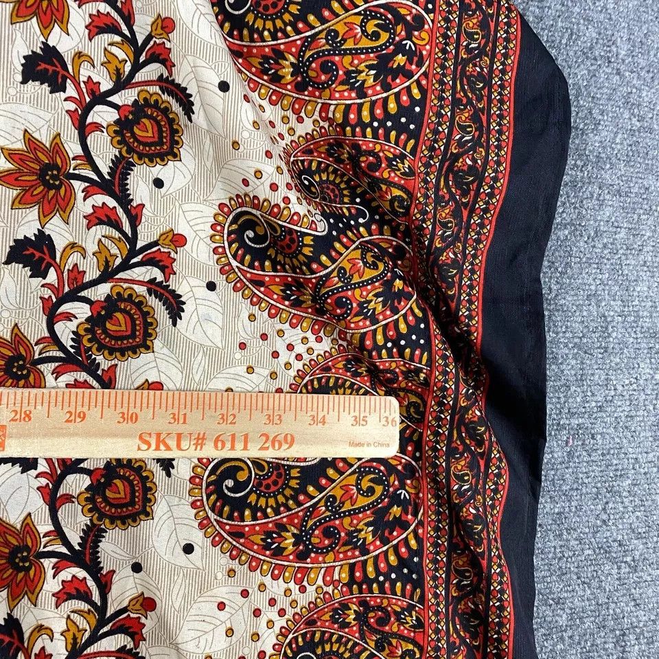 Other Sante Classics Poncho Women's One Size 100% Polyester Floral Size ONE SIZE - 5 Thumbnail