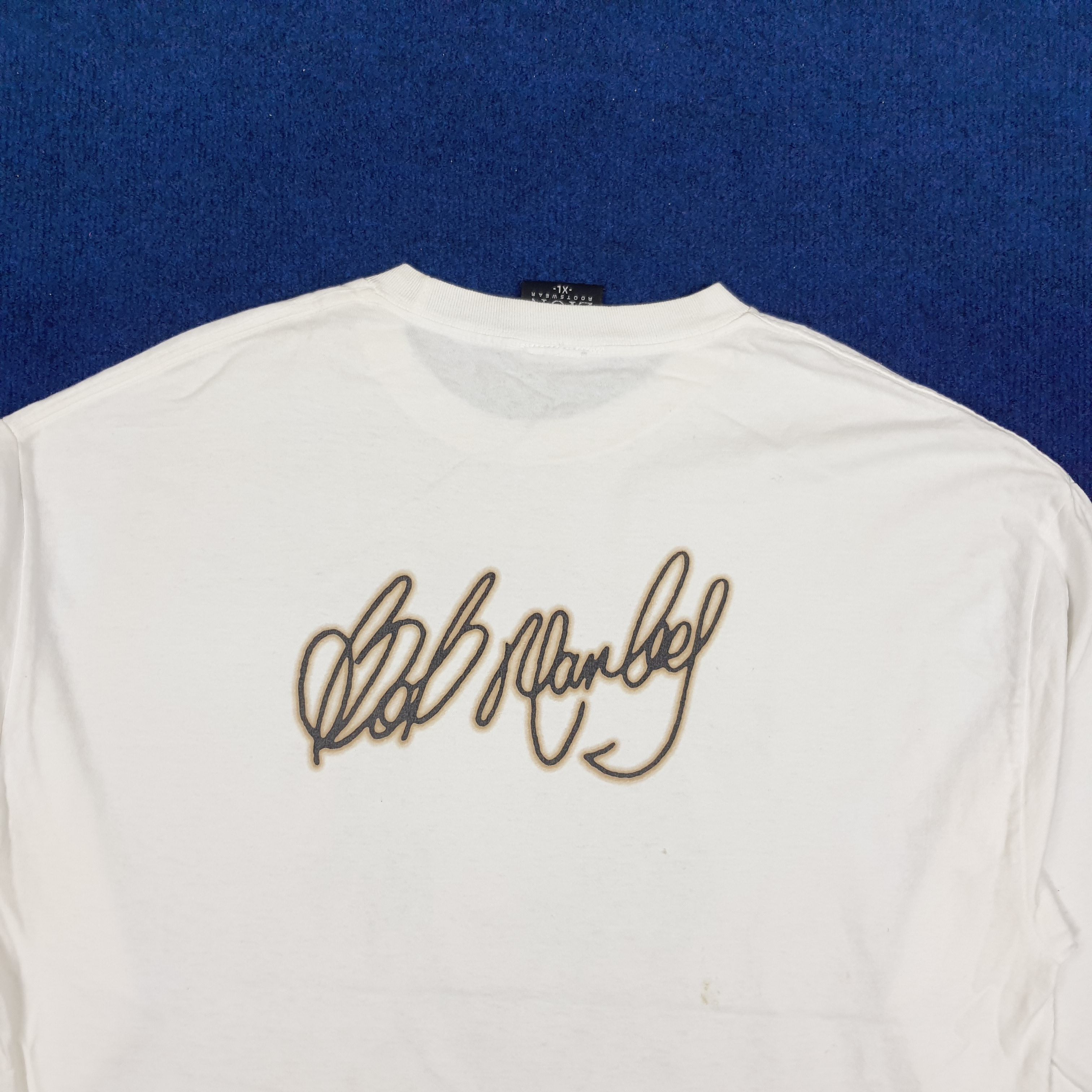 Bob Marley × Vintage Vintage Bob Marley Reggae Singer Long Sleeve Tshirt Size US XL / EU 56 / 4 - 5 Thumbnail