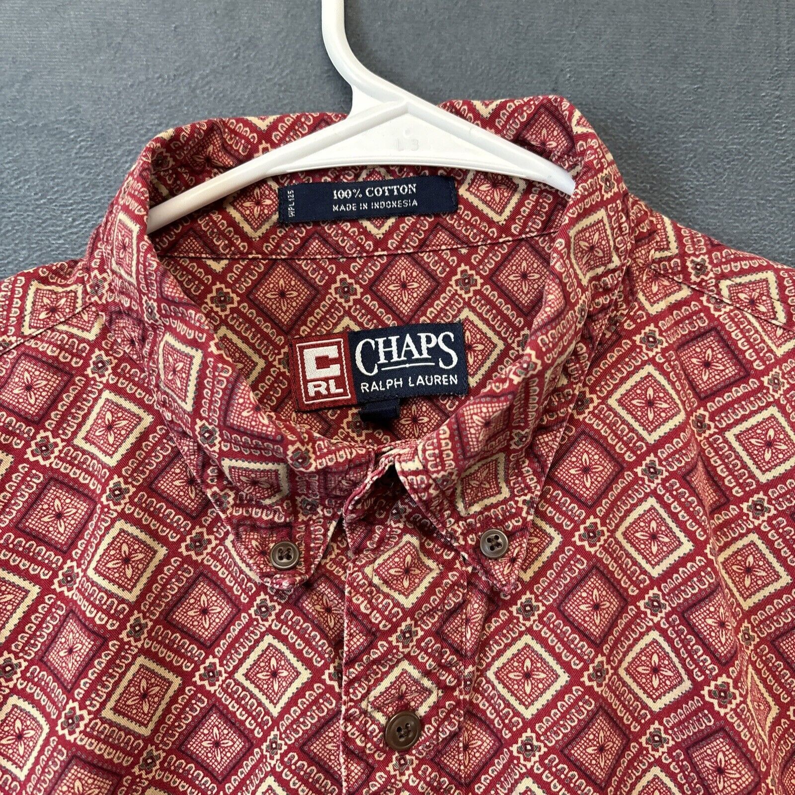 Chaps Ralph Lauren Vintage Chaps Ralph Lauren Dress Shirt Men's XL Button Down Size US XL / EU 56 / 4 - 5 Thumbnail