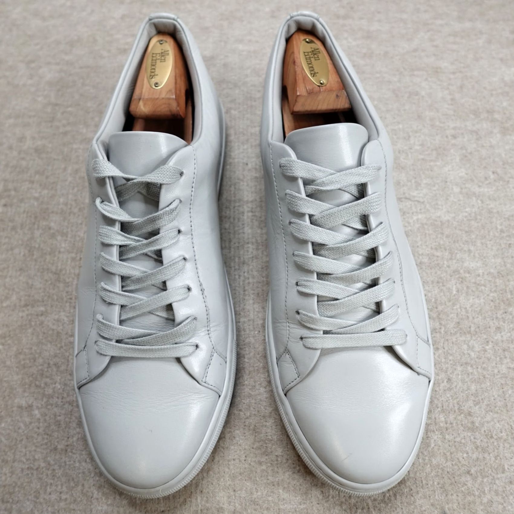 Vintage Thursday Everyday Sneaker Mens 11.5 Gray Solid Leather Size US 12 / EU 45 - 3 Thumbnail
