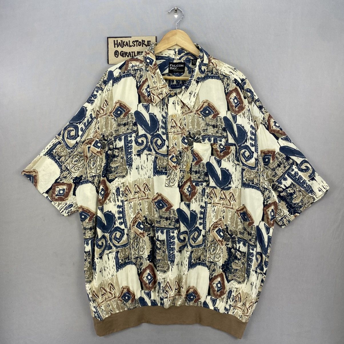 Designer Vintage Falcon Bay Classics Polo Shirt Size US XXL / EU 58 / 5 - 1 Thumbnail