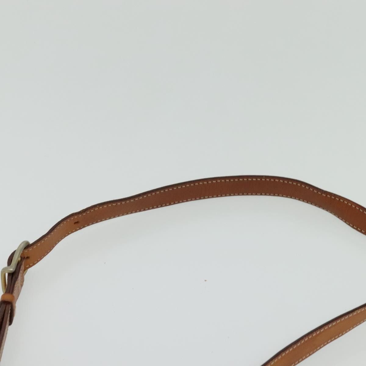 Celine CELINE Macadam Canvas Shoulder Bag Pvc Leather Brown Gold Size ONE SIZE - 8 Thumbnail