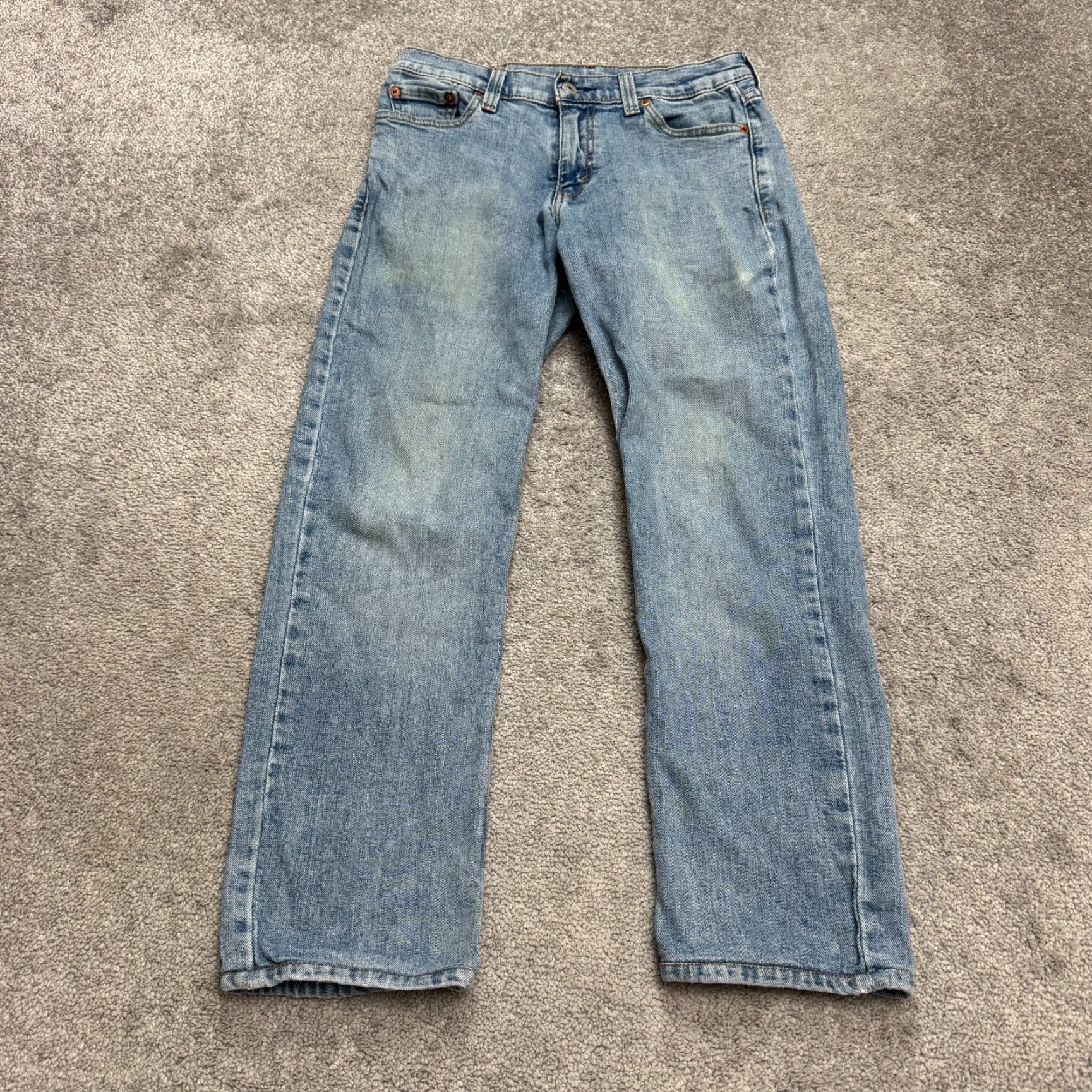 Levi's Levi's 511 Slim Fit Denim Jeans Mens 29x30 Blue Medium Wash Straight Leg Casual Size US 29 - 2 Thumbnail