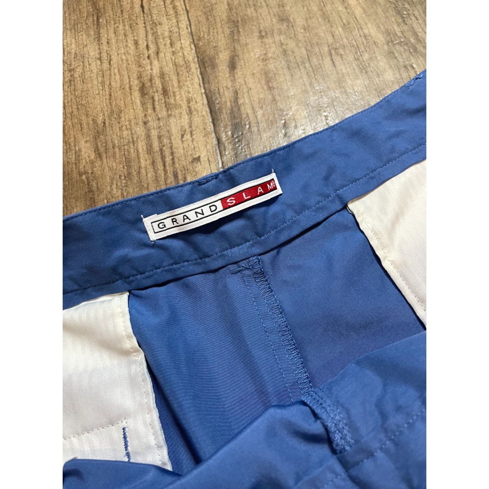 Vintage VINTAGE Grand Slam Shorts Mens Regular Size 40 Blue Chino with Pockets Size US 40 / EU 56 - 4 Thumbnail