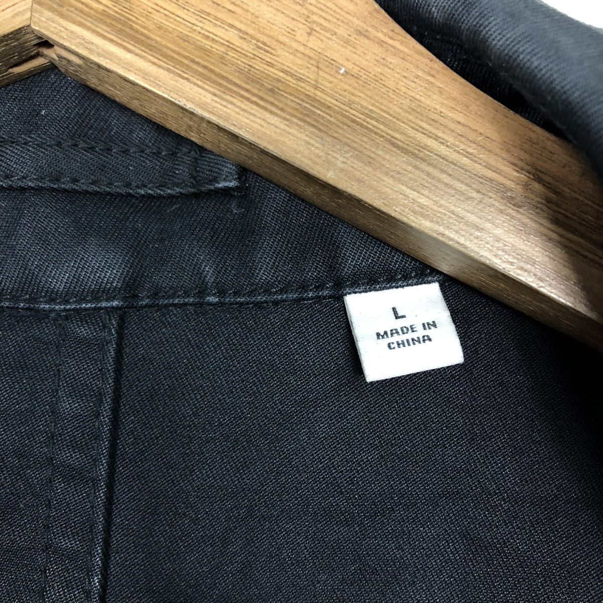 Undercover × Uniqlo 📌Rich Black Vtg Long Jacket Duck Canvas Uniqlo Undercover Size US L / EU 52-54 / 3 - 17 Thumbnail