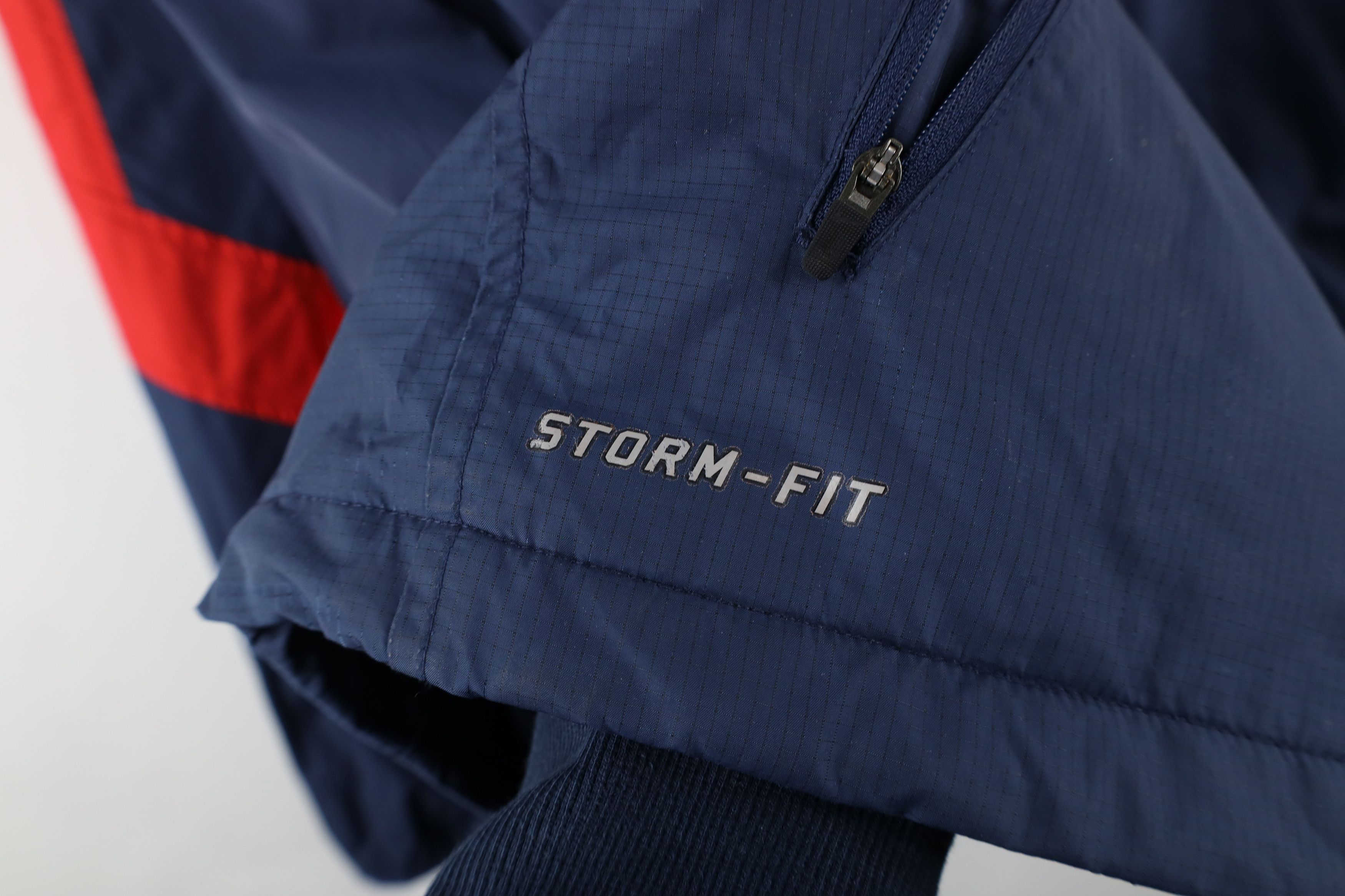 Nike × Vintage Vintage Nike Hockey Fleece Lined Full Zip Jacket Storm Fit Size US XL / EU 56 / 4 - 8 Thumbnail