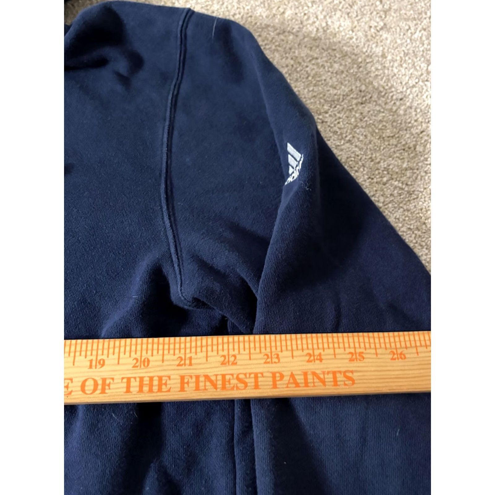 Adidas Adidas Mens XL Blue Fleece Pullover - Berkeley Soccer Graphic Hoodie Size US XL / EU 56 / 4 - 7 Thumbnail