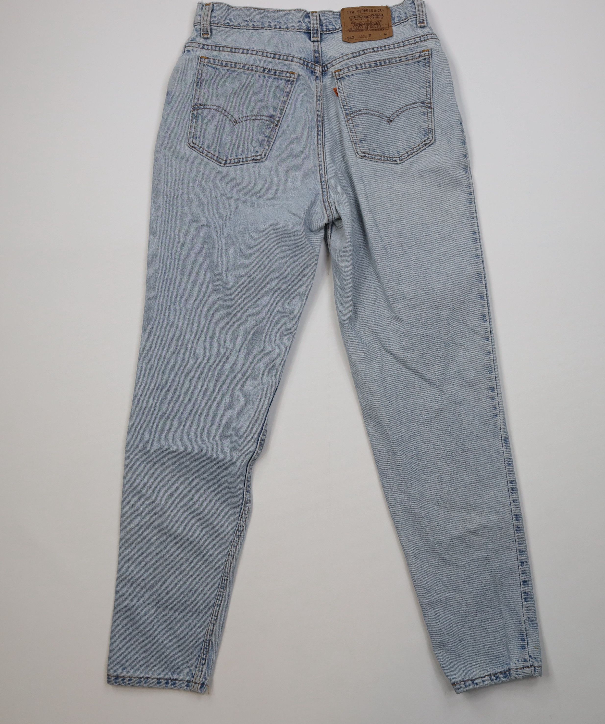 Levi's Vintage 90s Levis 912 Orange Tab Fit Tapered Leg Jeans USA Size 30" / US 8 / IT 44 - 8 Thumbnail