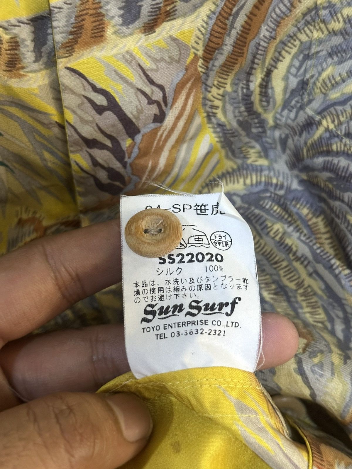 Sun Surf Vintage Sun Surf Toyo Enterprise Pure Silk Tiger L/S Shirt Size US S / EU 44-46 / 1 - 6 Thumbnail