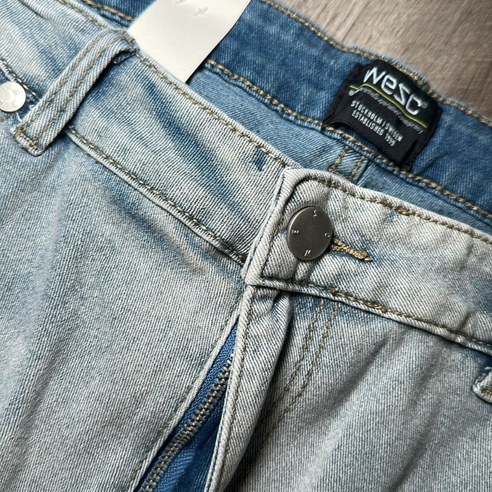 WeSC WESC Bob Straight Leg Jeans - 36x32 Size US 36 / EU 52 - 7 Thumbnail