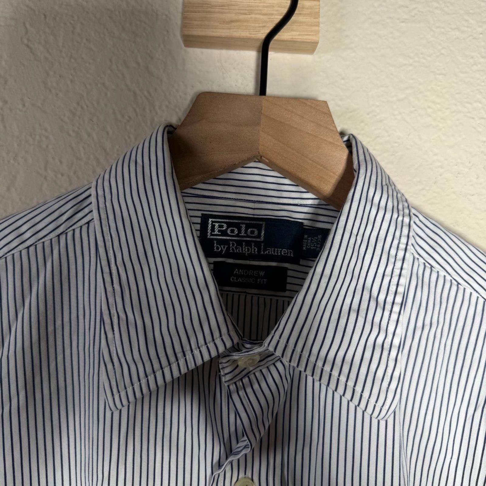 Lauren Ralph Lauren Ralph Lauren Shirt Men's 15 1/2 White Andrew Classic Fit Size US M / EU 48-50 / 2 - 3 Thumbnail