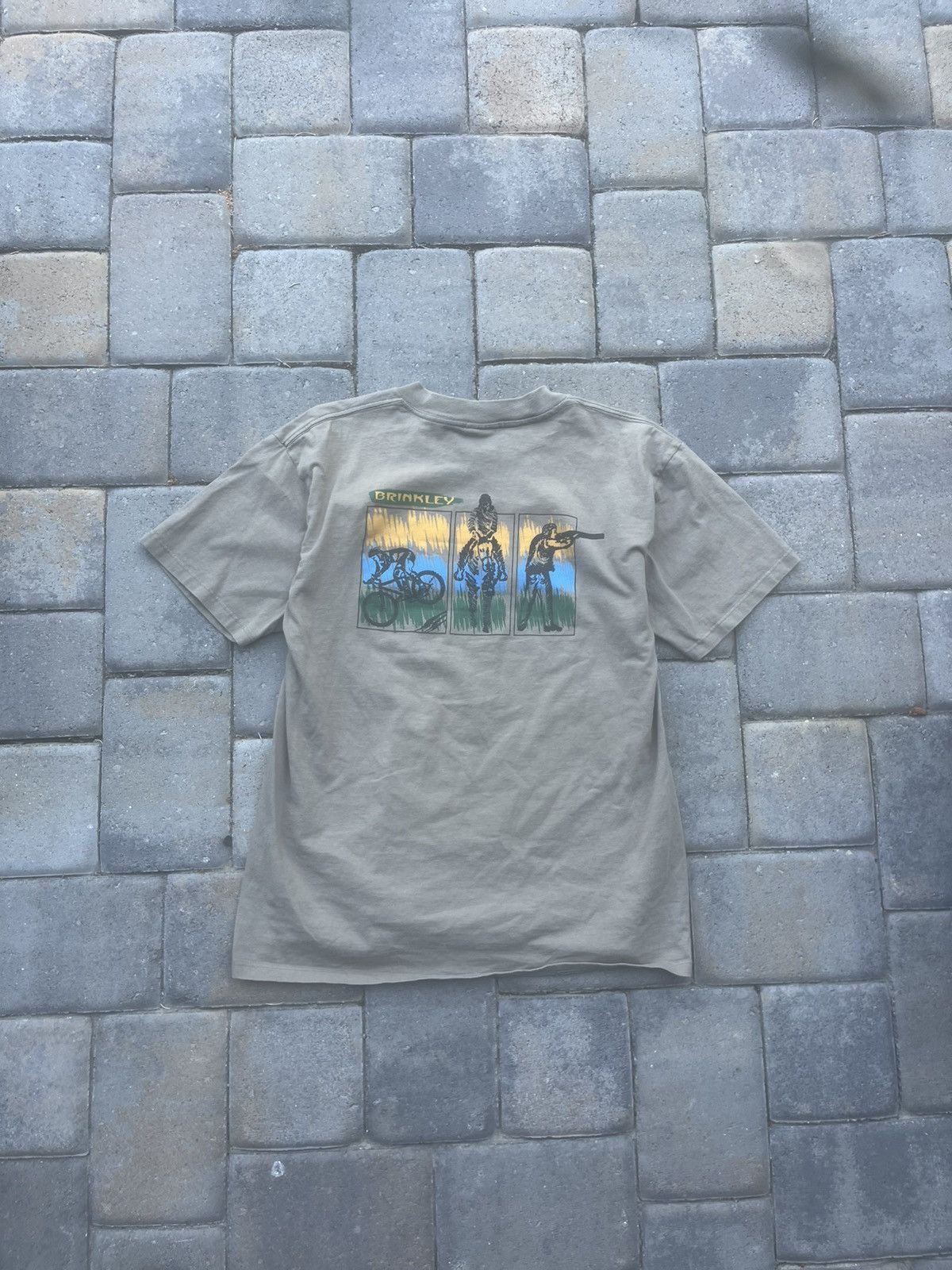Vintage Vintage 90s Camp Tee Size US L / EU 52-54 / 3 - 1 Thumbnail