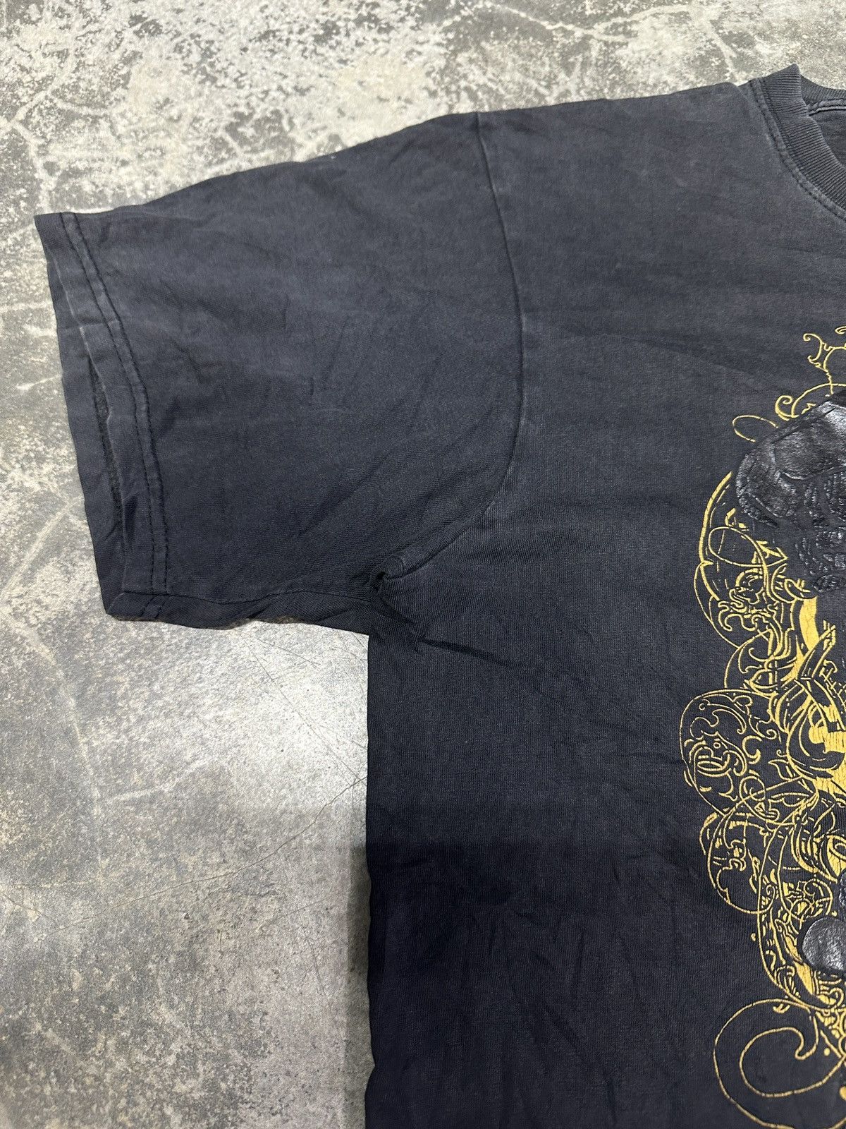 Japanese Brand × Vintage Sun Faded 🔥 Japanese Brand Skull Tshirt Size US L / EU 52-54 / 3 - 9 Thumbnail