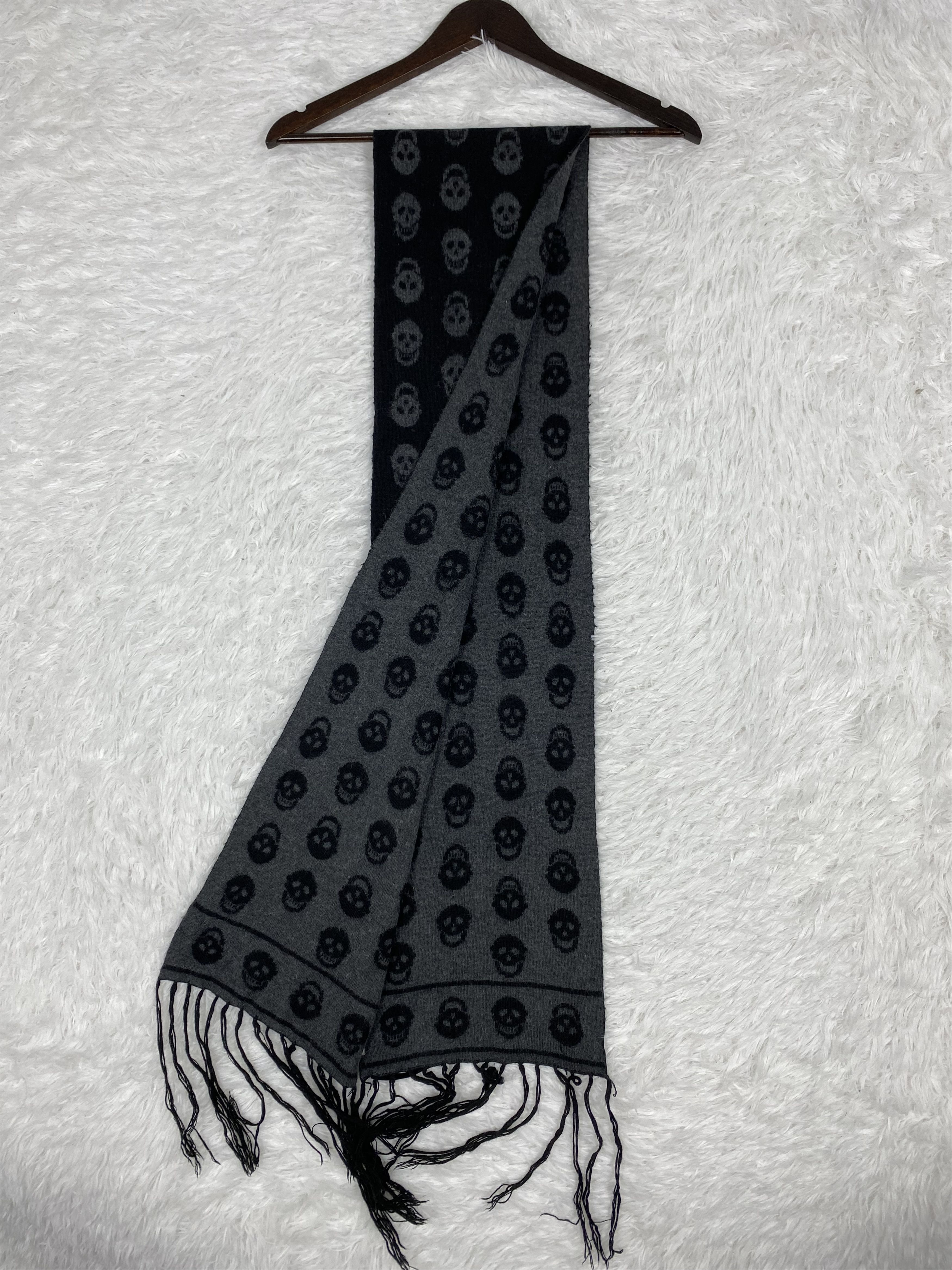 Vintage Vintage Skulls Scarf / Muffler Neckwear PM0199 Size ONE SIZE - 6 Thumbnail
