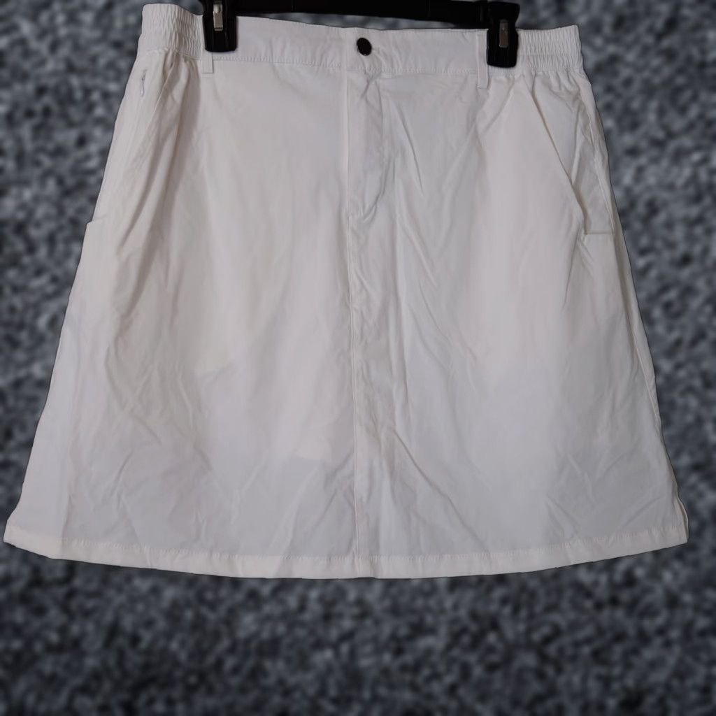 Vintage Nwot! Santiny Skort Skirt Shorts Pockets Athletic Golf White Women's XL #H56-2 Size 40" / US 18 - 1 Thumbnail