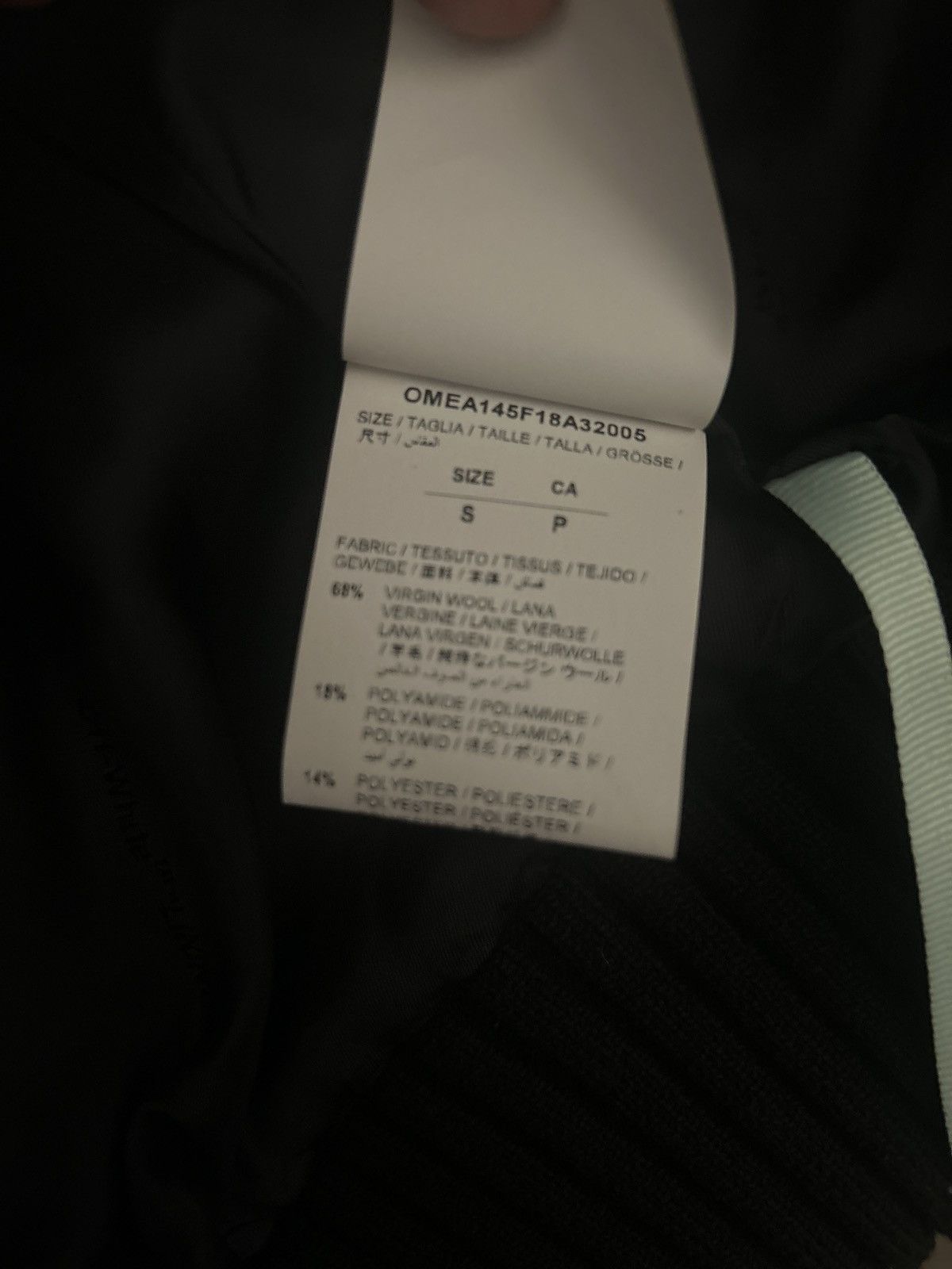 Off-White “BUSINESS CASUAL” Gradient Jacket Size US S / EU 44-46 / 1 - 8 Thumbnail