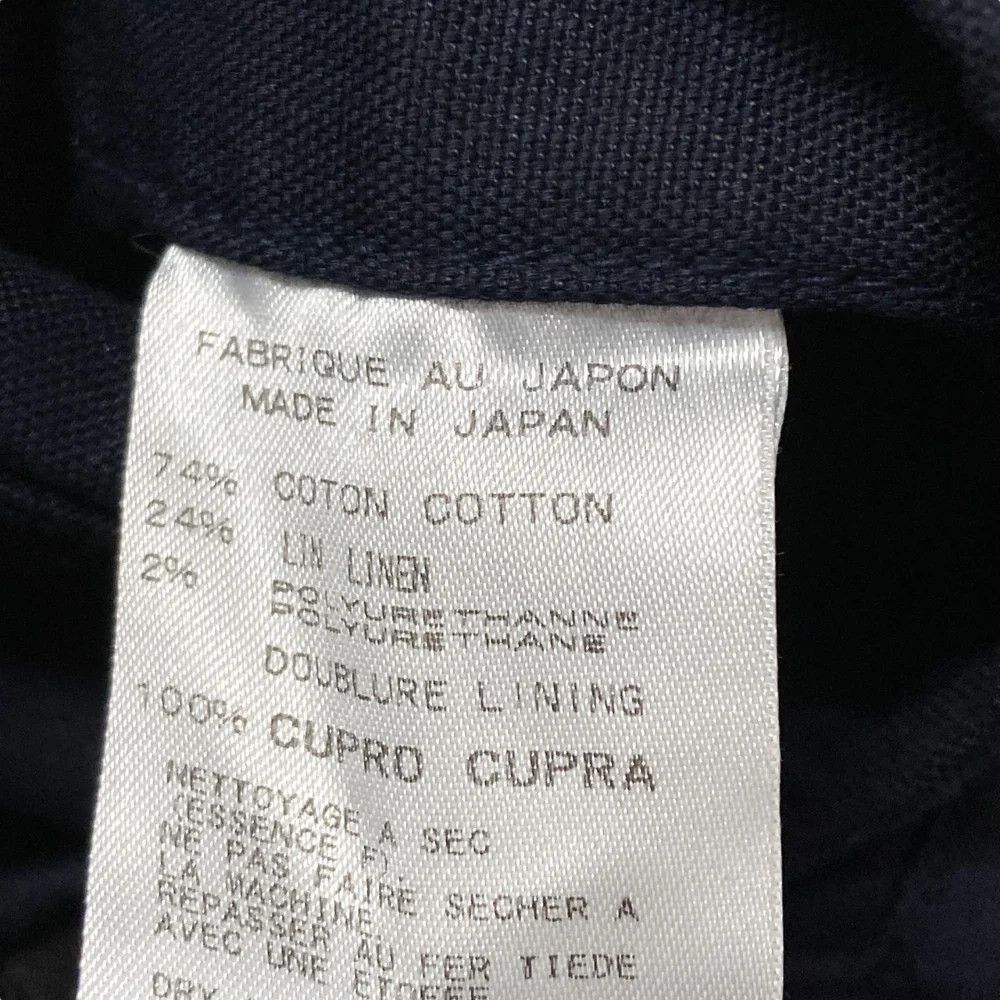 Yohji Yamamoto YOHJI YAMAMOTO PRODUCE Cotton linen blend long jacket Size US M / EU 48-50 / 2 - 7 Thumbnail