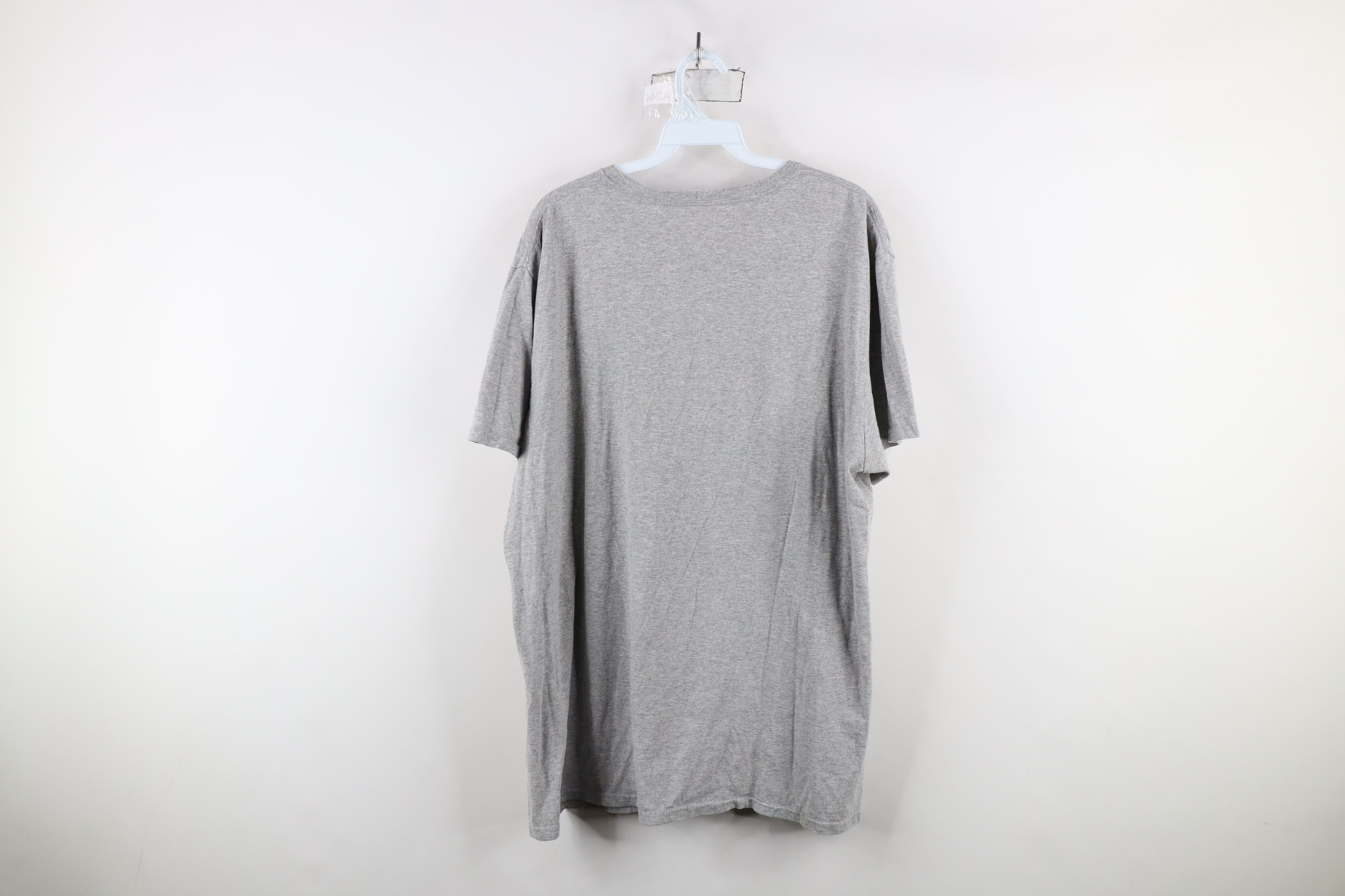 Vintage Vintage 90s Y2K Streetwear Blank Short Sleeve T-Shirt Gray Size US XL / EU 56 / 4 - 8 Thumbnail