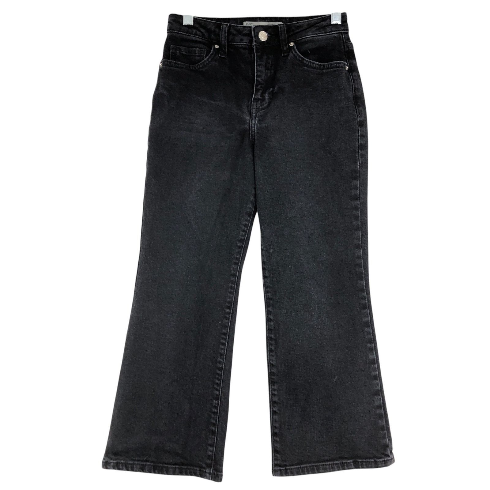 Topshop TopShop Size 24P Jeans Moto Dree Flare Crop Black Stretch Size 24" / US 00 / IT 34 - 1 Thumbnail