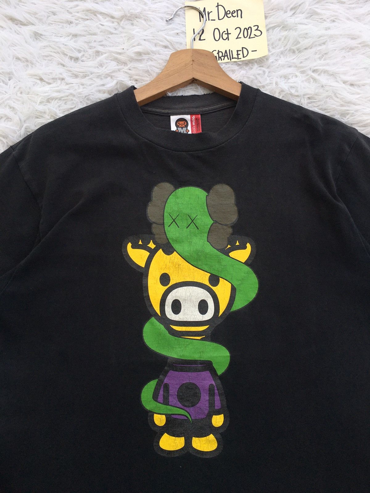 Bape × Kaws Vintage SS2006 Bape x Kaws Baby Milo Giraffe Tee Size US M / EU 48-50 / 2 - 8 Thumbnail