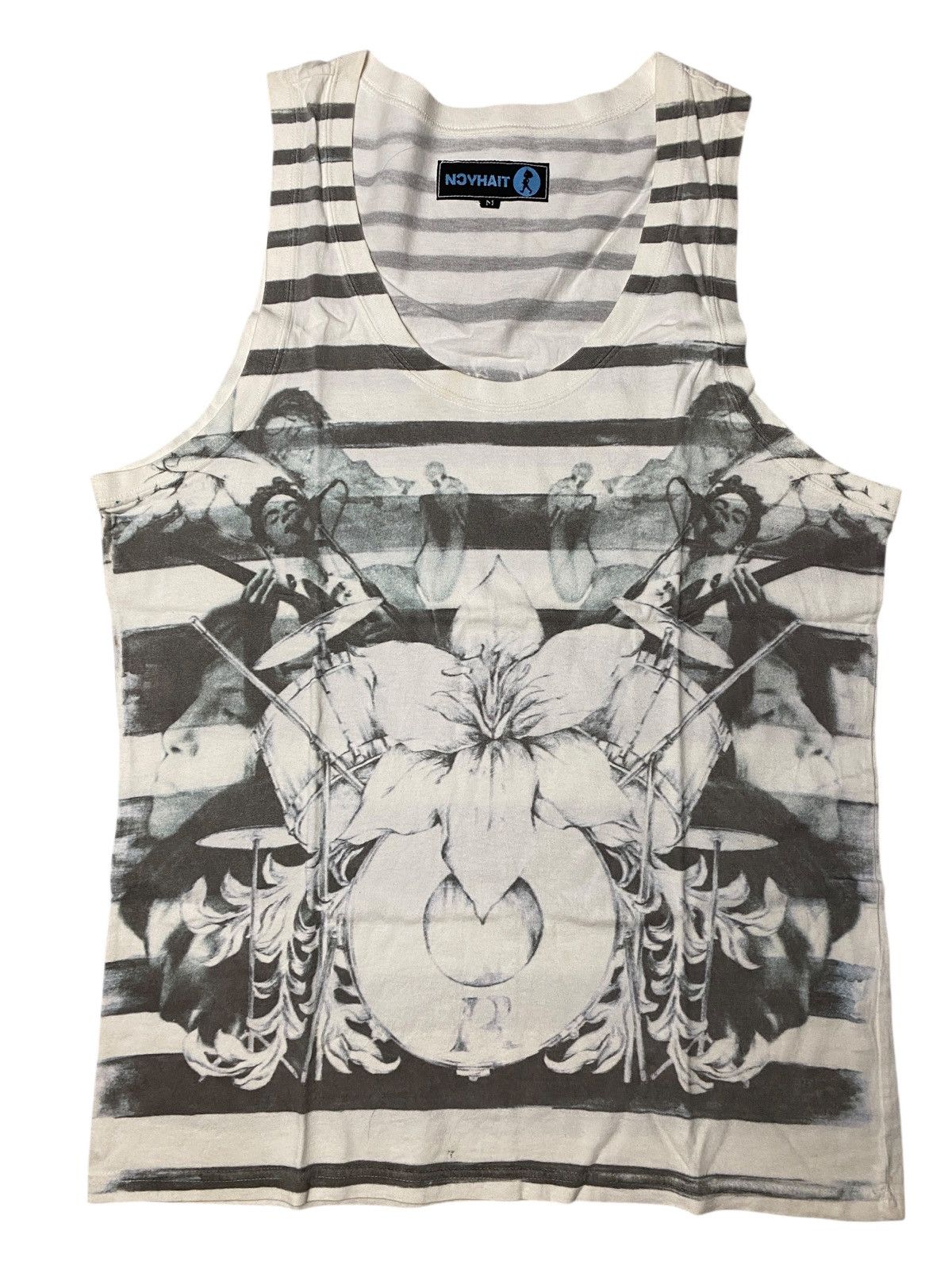 If Six Was Nine 2000's Ncyhait Goth Poem Kaleidoscopic Tanktop Size US S / EU 44-46 / 1 - 1 Thumbnail