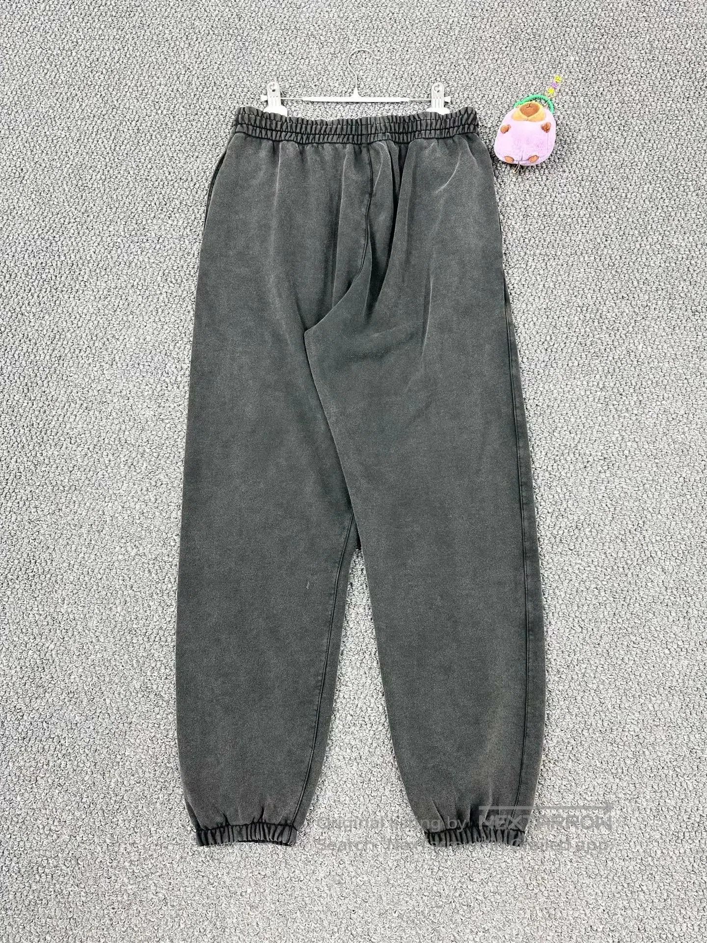 Gucci Guicci size S Gray Embroidered Logo Casual Pants| Size US 27 - 2 Thumbnail