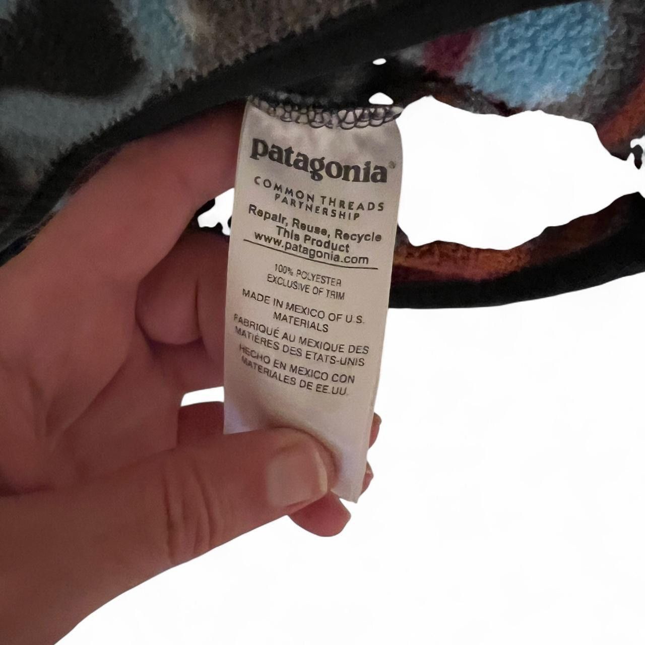 Patagonia Patagonia LRG Waves Print Synchilla Snap-T® Fleece Pullover Size US L / EU 52-54 / 3 - 4 Thumbnail