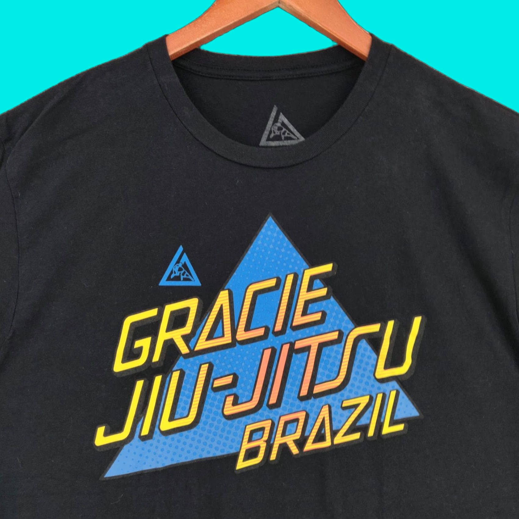 Vintage VINTAGE Gracie Jiu-Jitsu Shirt Men M Black GB Wear Fight Gear 90s Classic Graphic Print Short Sleeve Crew Neck Cotton Cotton Blend Logo 2000s Y2K Size US M / EU 48-50 / 2 - 1 Thumbnail