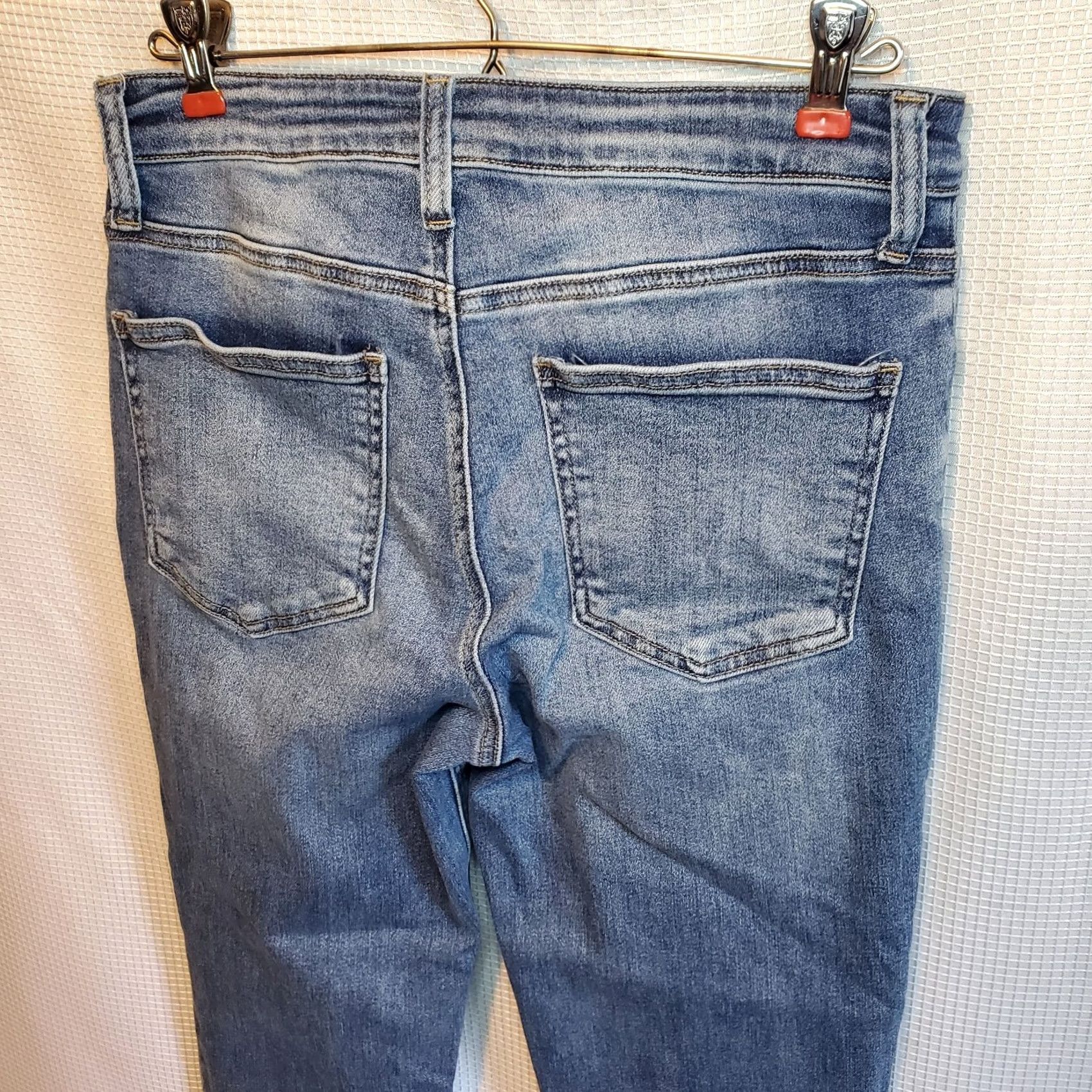 Vintage KUT From The Kloth Rachael Fab Ab Mom Jeans High Rise Ankle Crop Sz 4 Size 27" / US 4 / IT 40 - 6 Thumbnail