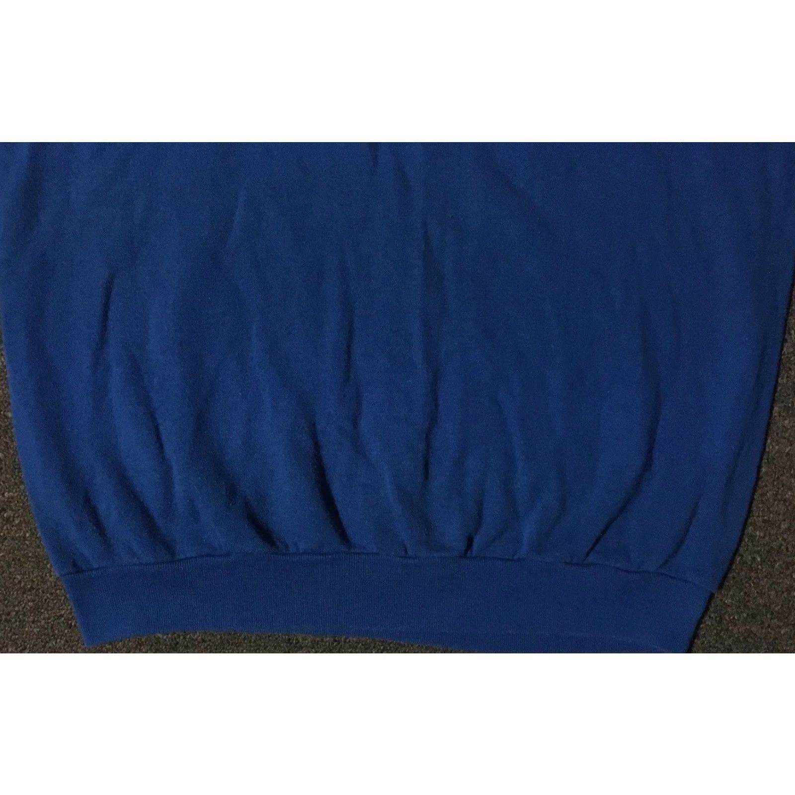 Tultex VINTAGE Tultex Hoodie M Blue 80s 90s Grunge Biker Punk Track & Field USA College Retro Shirt Mens Size US M / EU 48-50 / 2 - 6 Thumbnail