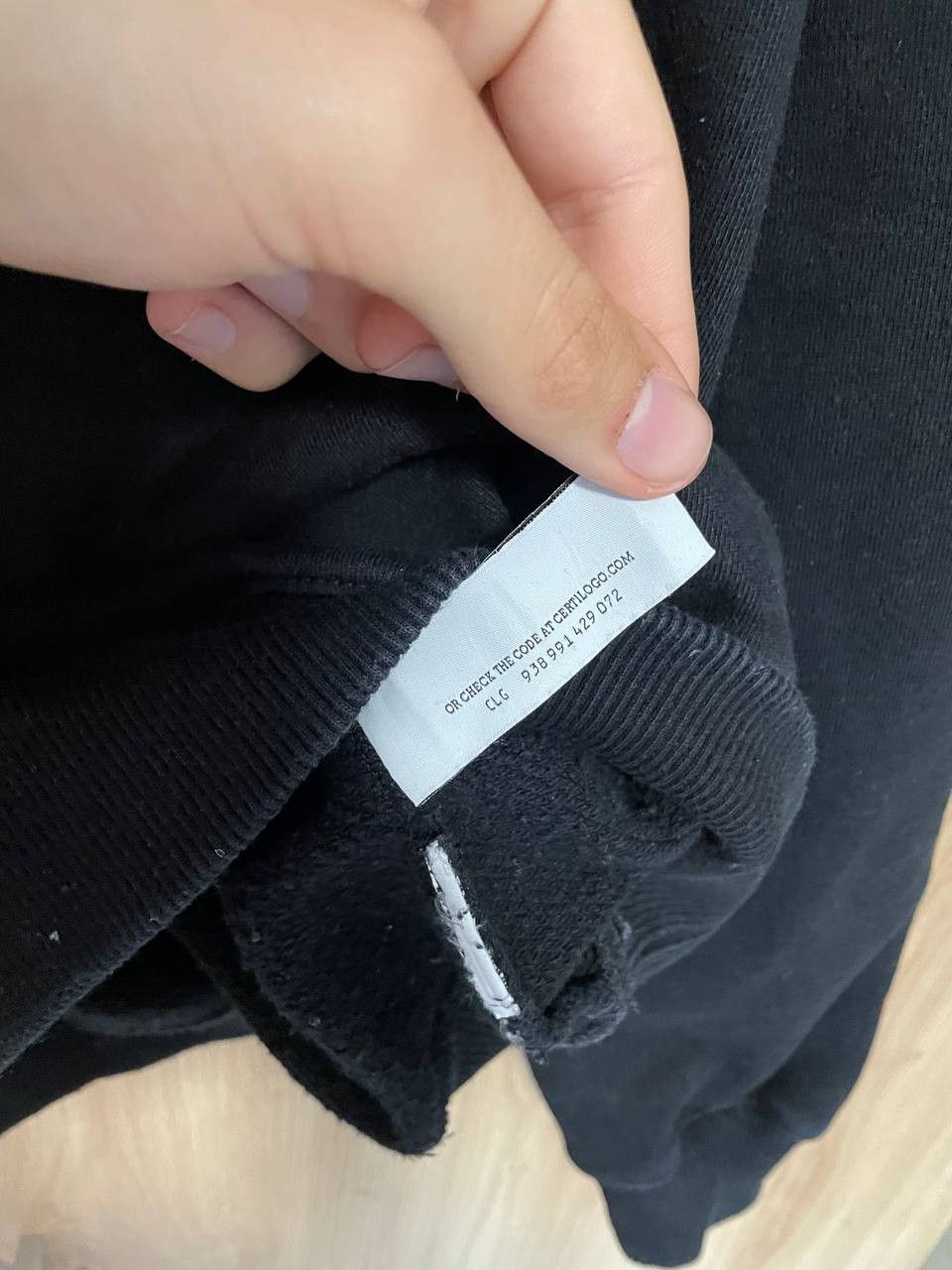 Off-White Off-White Black Small Logo Hoodie Size US M / EU 48-50 / 2 - 7 Thumbnail