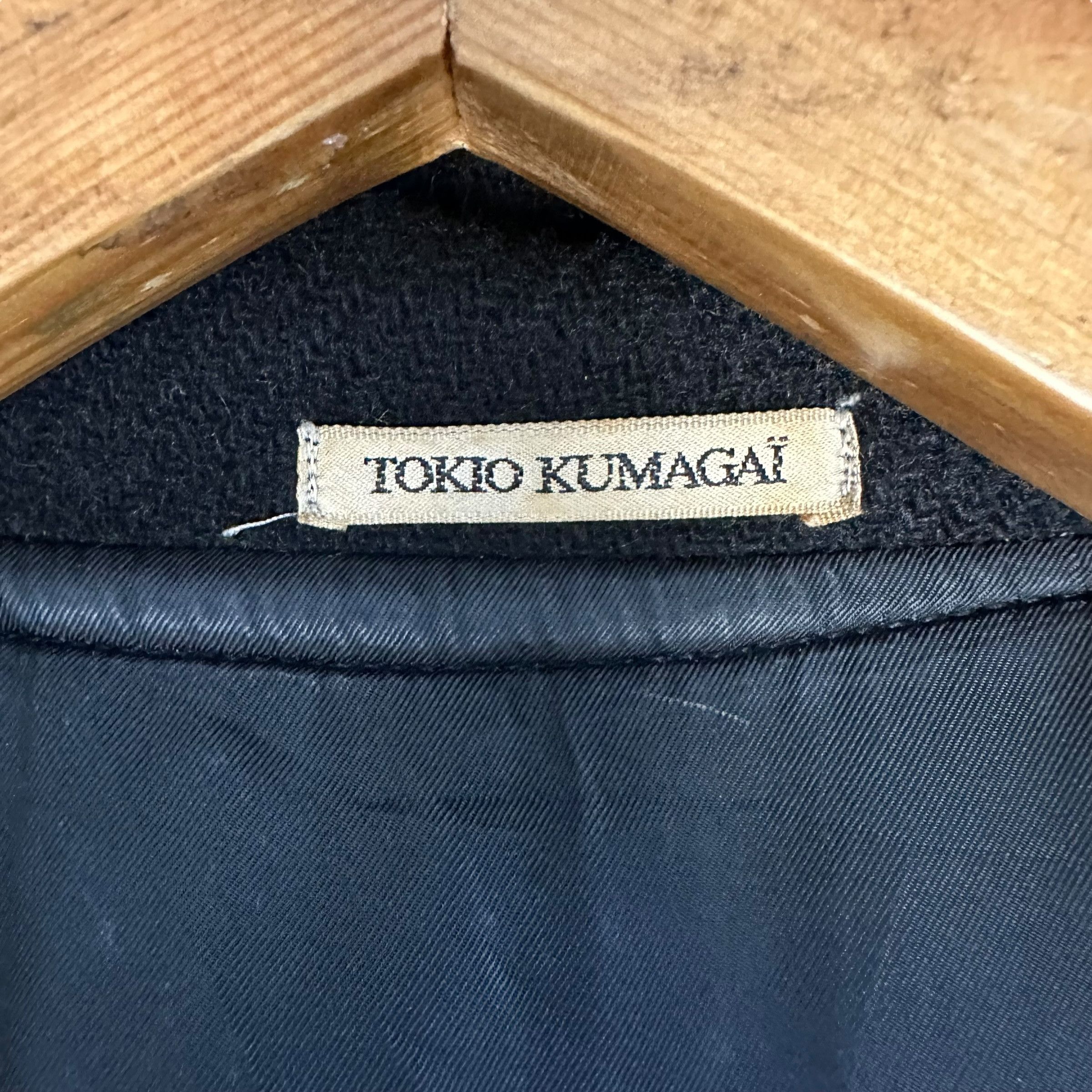 Tokio Kumagai TOKIO KUMAGAI Double Breasted Zipper Overcoat #A73-1756 Size US M / EU 48-50 / 2 - 12 Thumbnail