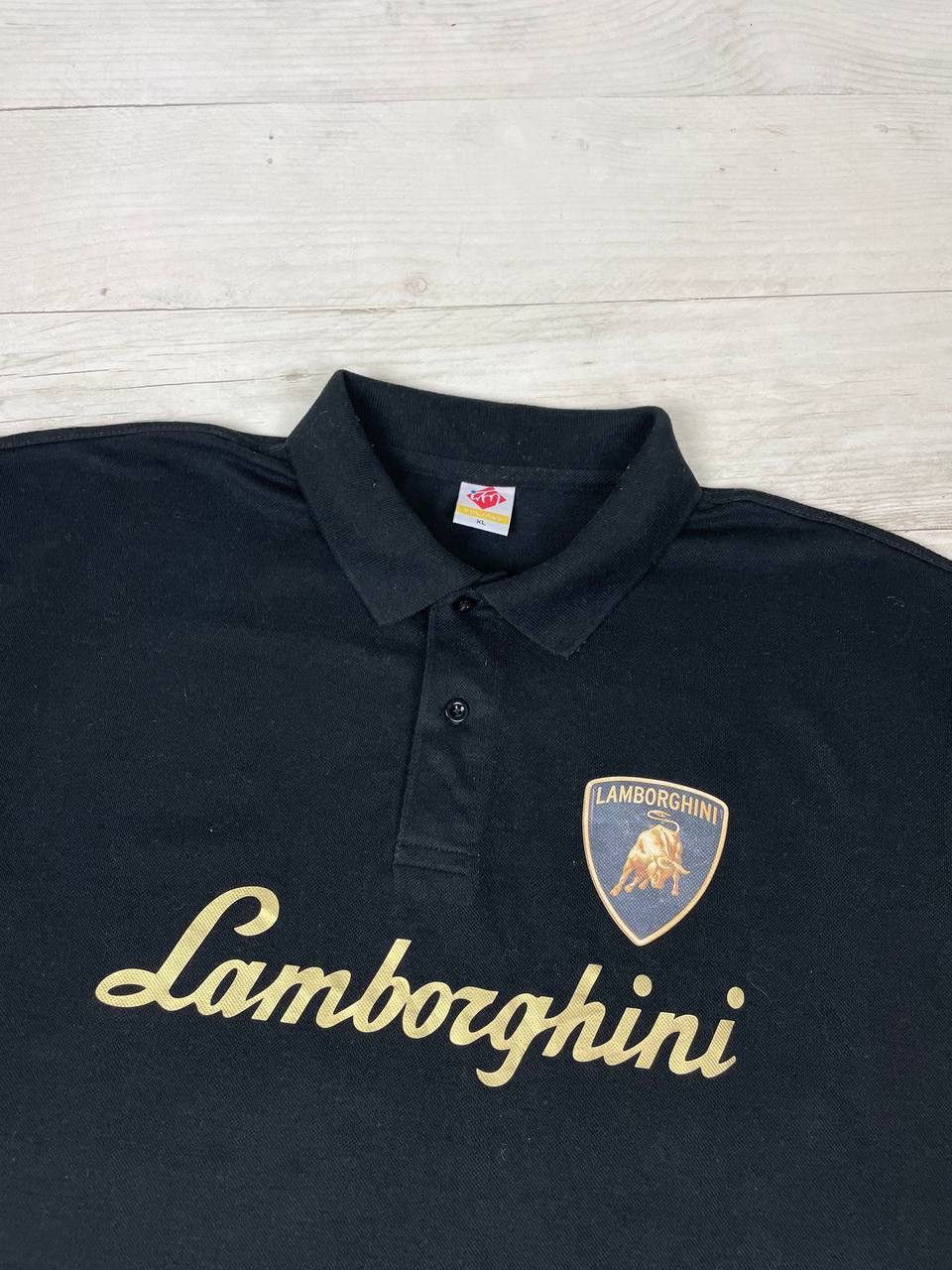 Lamborghini Vintage Lamborghini Big Logo Racing F1 Polo Shirt Size US XL / EU 56 / 4 - 2 Thumbnail