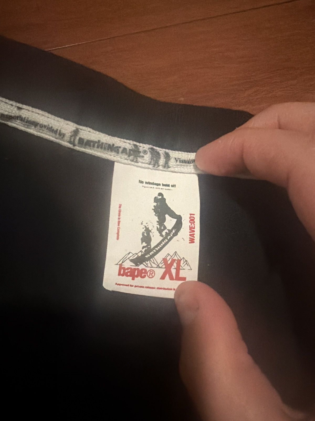 Bape Bape Short Sleeve Black Tee with North Face Design Size US XL / EU 56 / 4 - 4 Thumbnail
