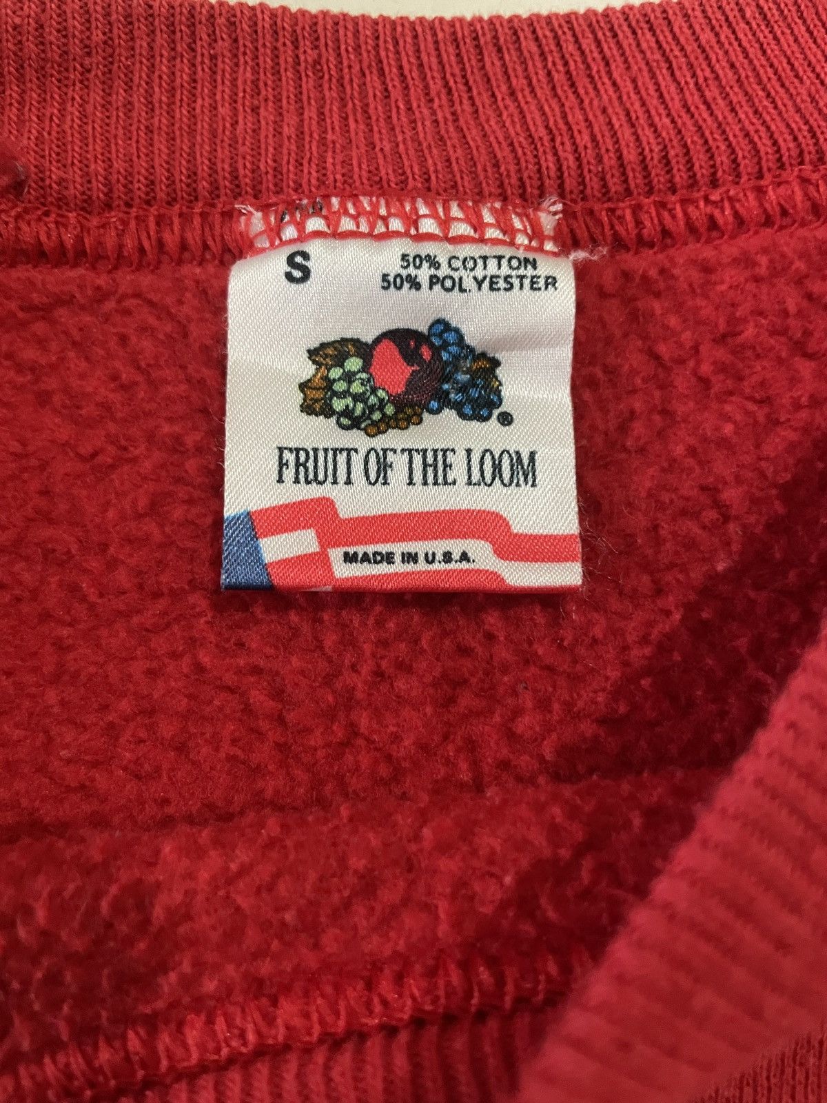 Fruit Of The Loom × Vintage Vintage USA Sweatshirt 80s Size US S / EU 44-46 / 1 - 4 Thumbnail