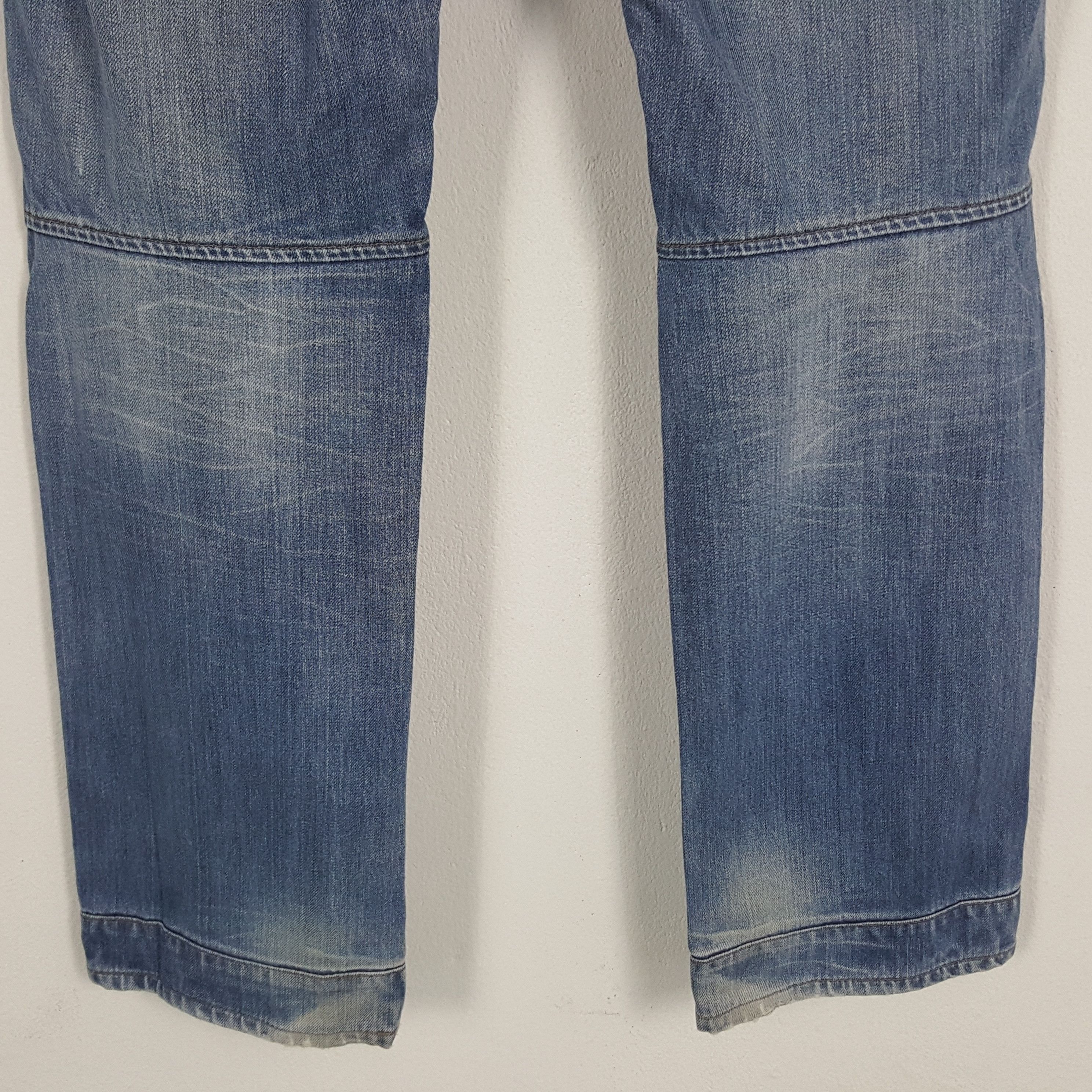 G-Star × Japanese Brand × Vintage Vintage G-Star Japanese Bikers Denim Jeans Size US 34 / EU 50 - 6 Thumbnail
