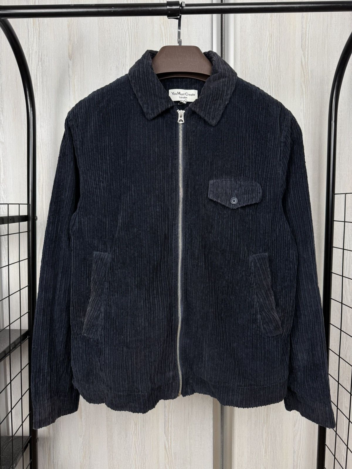 YMC YMC You Must Create Navy blue cotton corduroy jacket Size US M / EU 48-50 / 2 - 2 Thumbnail