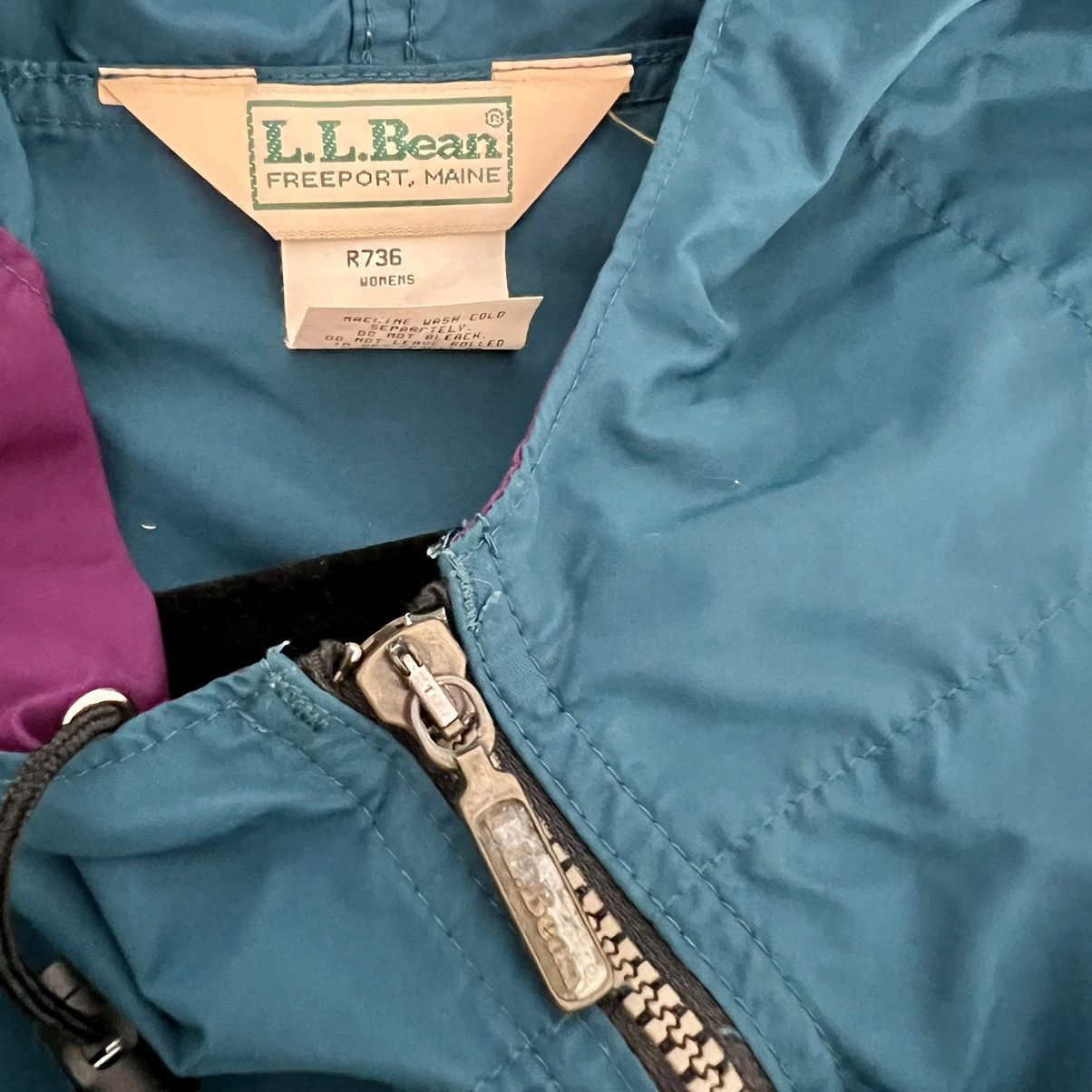 L.L. Bean Vintage 80s L.L. Bean Anorak 1/2 Zip Retro Aztec Windbreaker Size L / US 10 / IT 46 - 4 Thumbnail