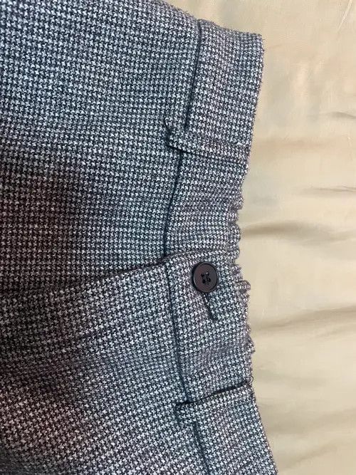 Japanese Brand 10s vintage plaid thick pants Size US 29 - 4 Thumbnail