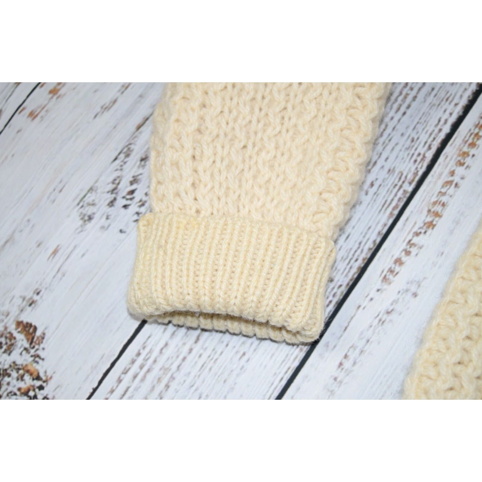 Vintage VINTAGE ST MICHAEL CHUNKY-KNIT FISHERMAN WOOL SWEATER PULLOVER HEAVY CREAM 38 MEN BRITISH 70S GUIDE: ALL SEASONS Big Ben Gifts Size US M / EU 48-50 / 2 - 8 Thumbnail