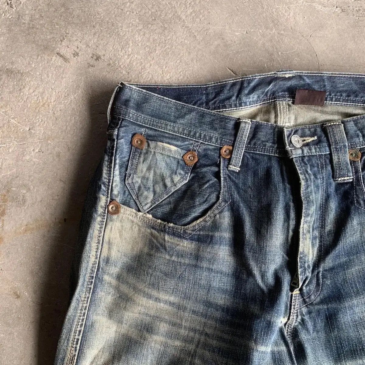 Levi's Levi’s 503XX Jeans Mudwash 32x31 Distressed Denim Pants Size US 32 / EU 48 - 9 Thumbnail