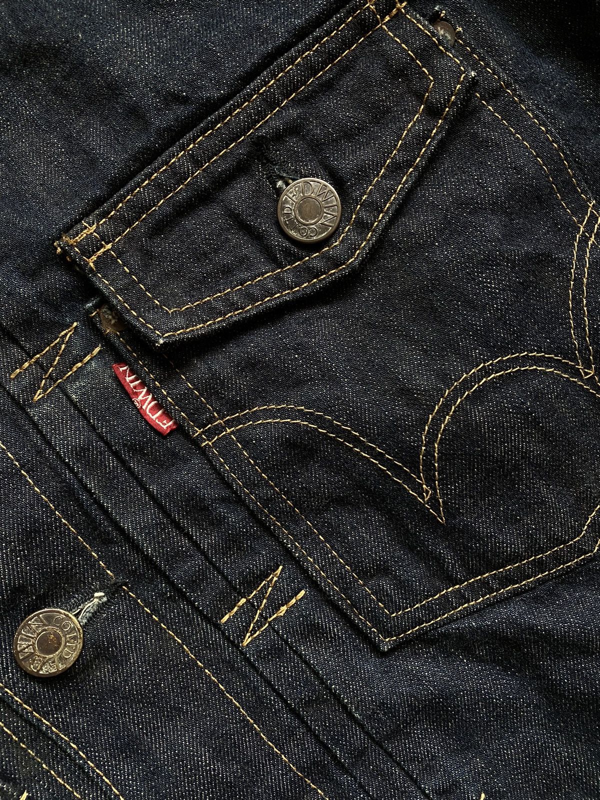 Edwin EDWIN SELVEDGE DENIM TRUCKER TYPE 2 Size US M / EU 48-50 / 2 - 2 Thumbnail