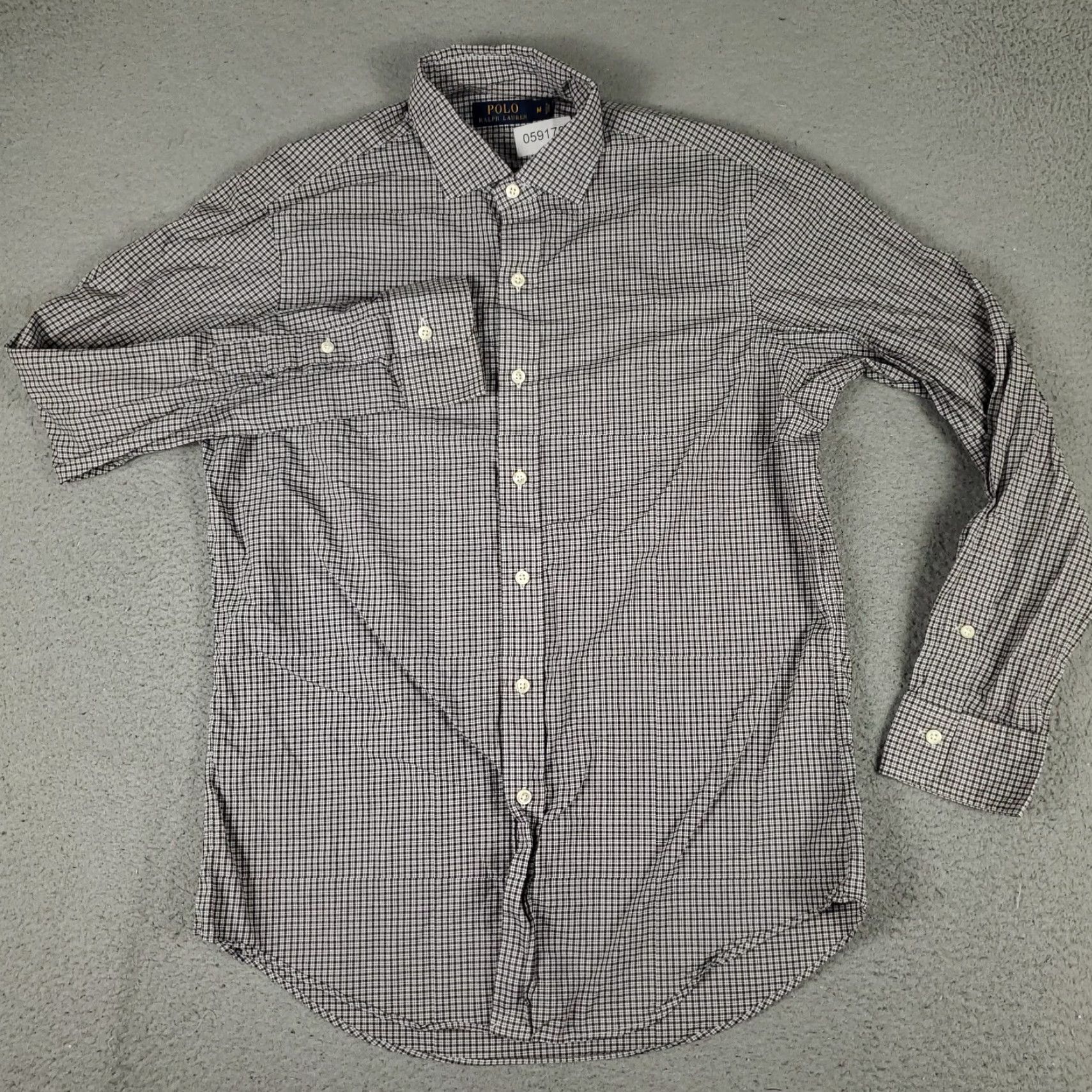 Ralph Lauren Ralph Lauren Button-Up Shirt Mens Medium Brown Plaid Casual Long Sleeve Size US M / EU 48-50 / 2 - 2 Thumbnail