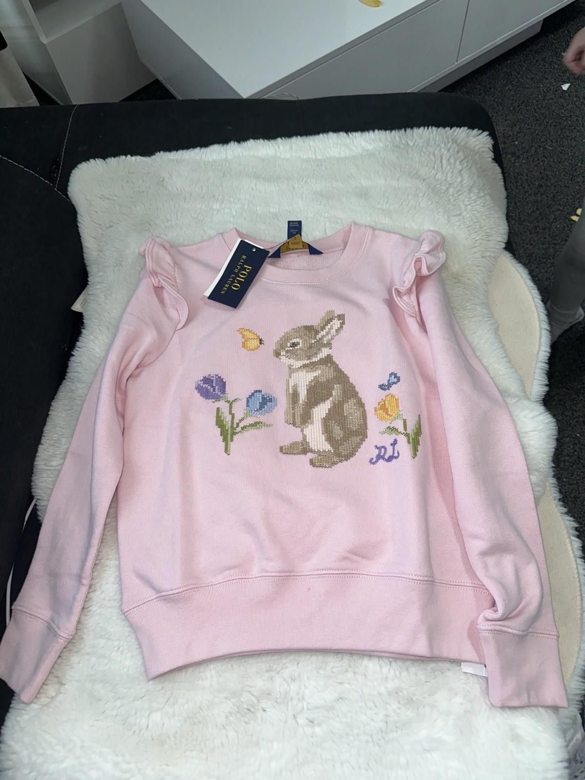 Lauren Ralph Lauren Ralph Lauren Cotton Kids Jumper Embroided Design Size ONE SIZE - 1 Thumbnail