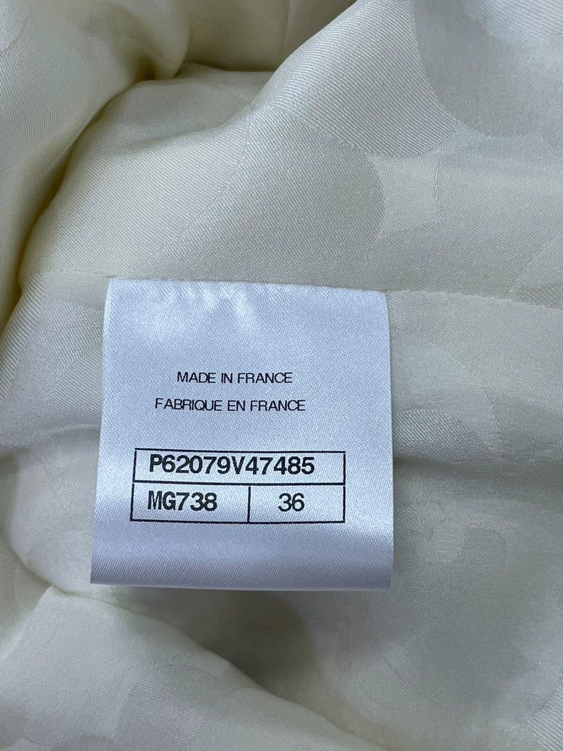 Chanel chanel White plaid tweed long coat Size XS / US 0-2 / IT 36-38 - 5 Thumbnail