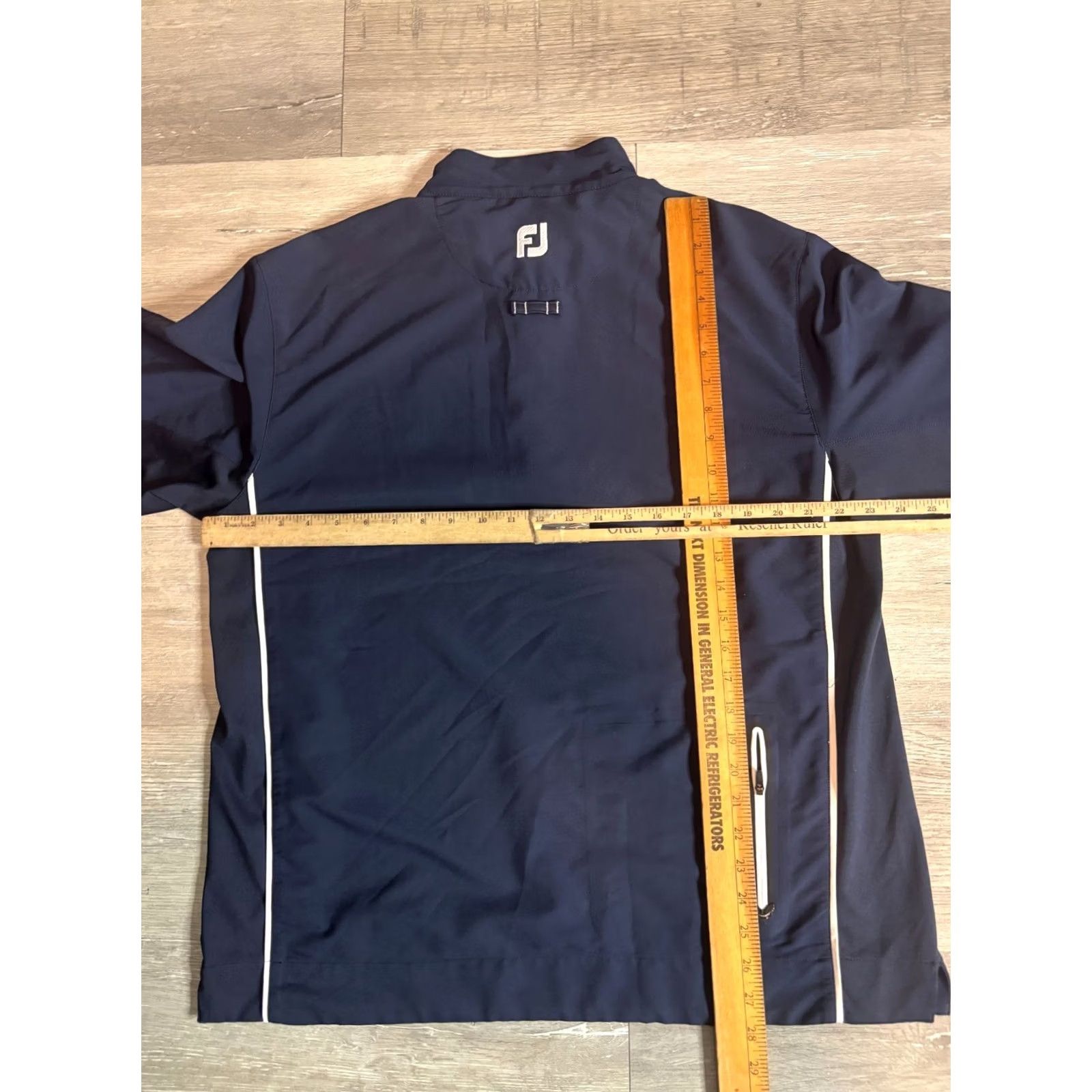 Footjoy FootJoy Jacket Mens L Blue Long Sleeve Windbreaker 1/2 Zip Golf Pullover Pockets Regular Size L Size US L / EU 52-54 / 3 - 6 Thumbnail