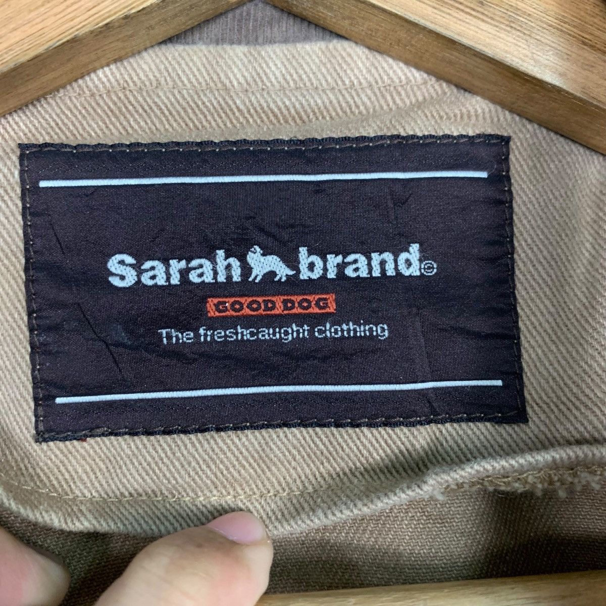 Vintage SARAH BRAND Good Dog Big Logo Worker Jacket #2476-C111 Size US M / EU 48-50 / 2 - 15 Thumbnail